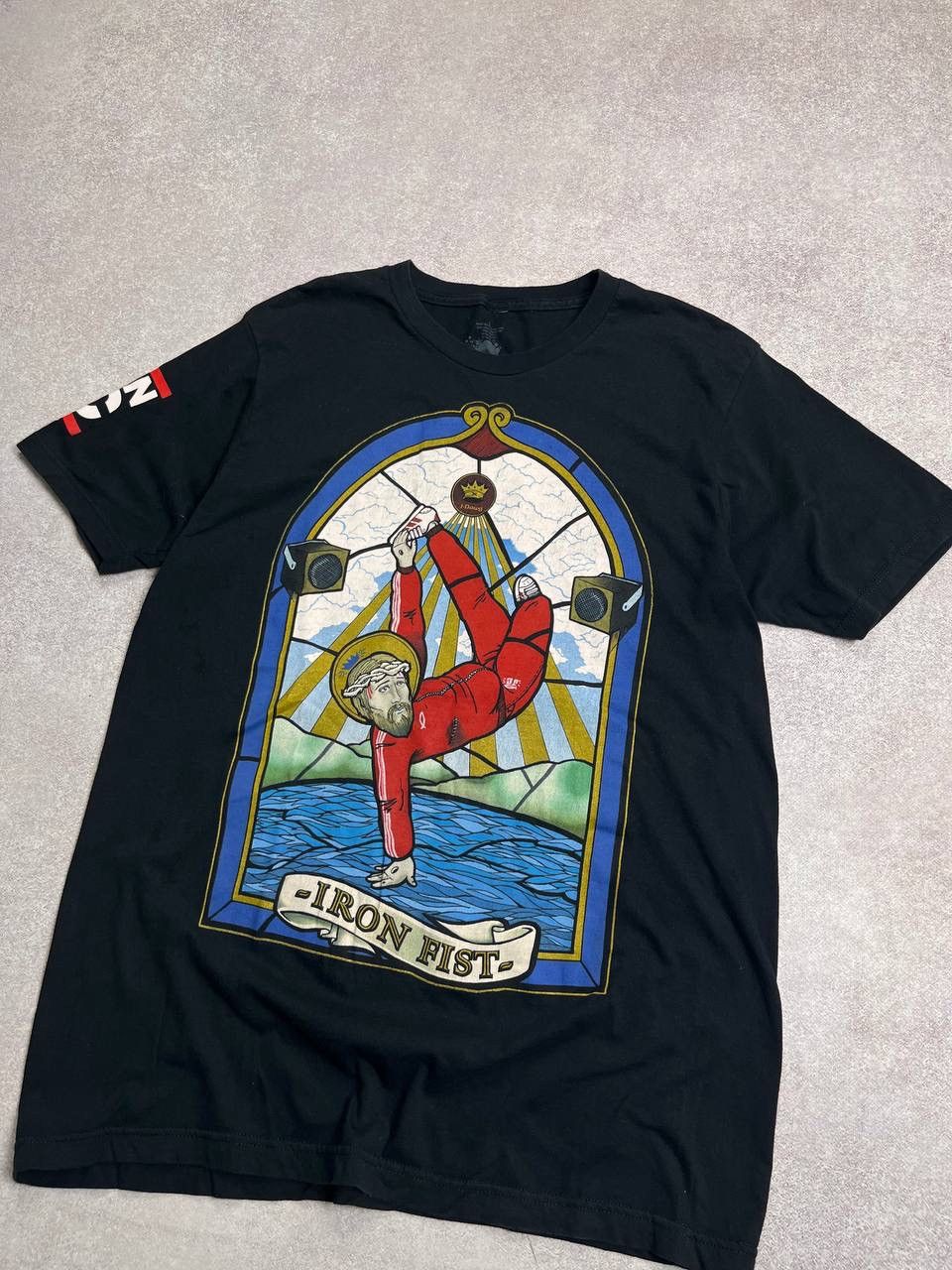 Vintage Vintage Dancing Jesus In Adidas Avantgarde T-shirt L Size US L / EU 52-54 / 3 - 3 Thumbnail