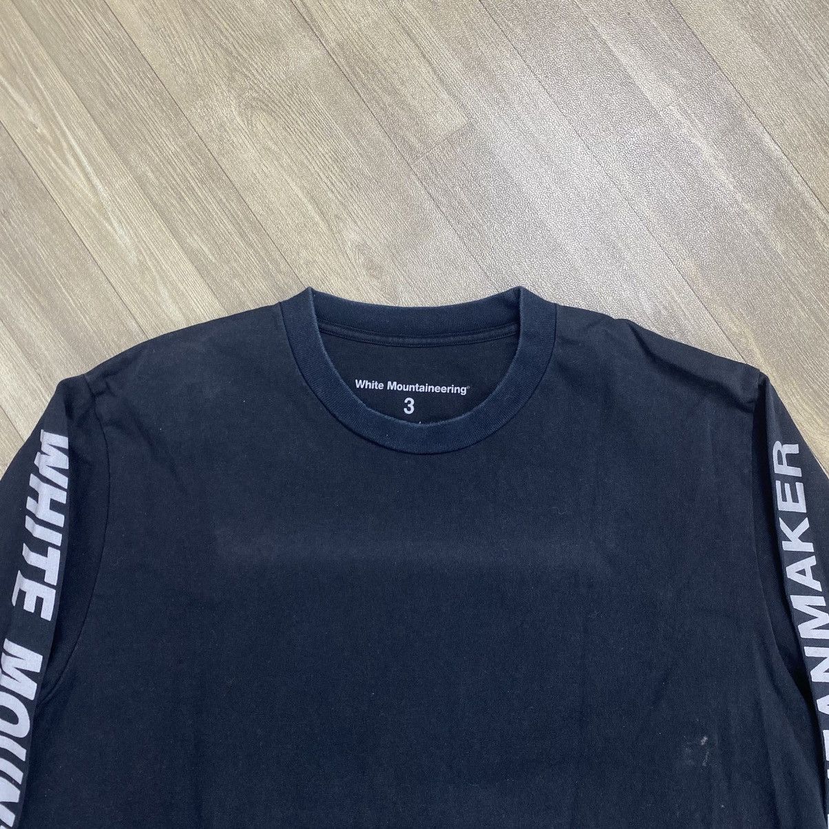 DENHAM × White Mountaineering White Mountaineering X Denham Spell Out T Shirt Long Sleeve Size US L / EU 52-54 / 3 - 2 Thumbnail