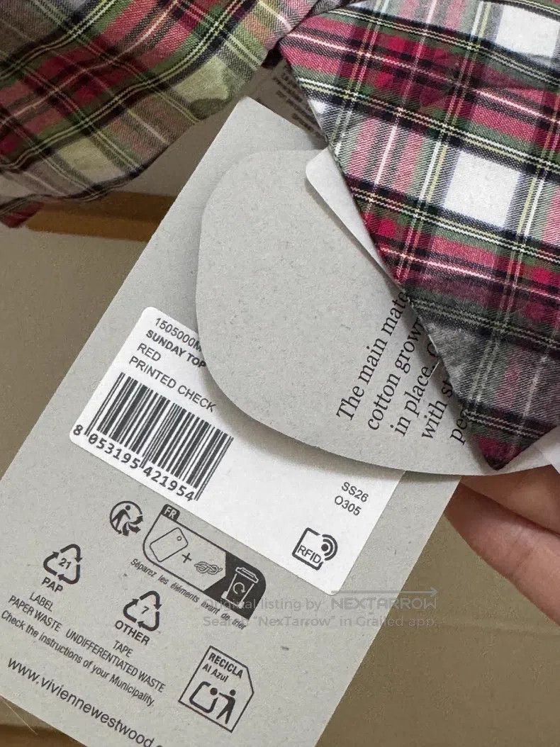 Vivienne Westwood Vivienne Westwood Red and white checkered vest Size S / US 4 / IT 40 - 6 Thumbnail