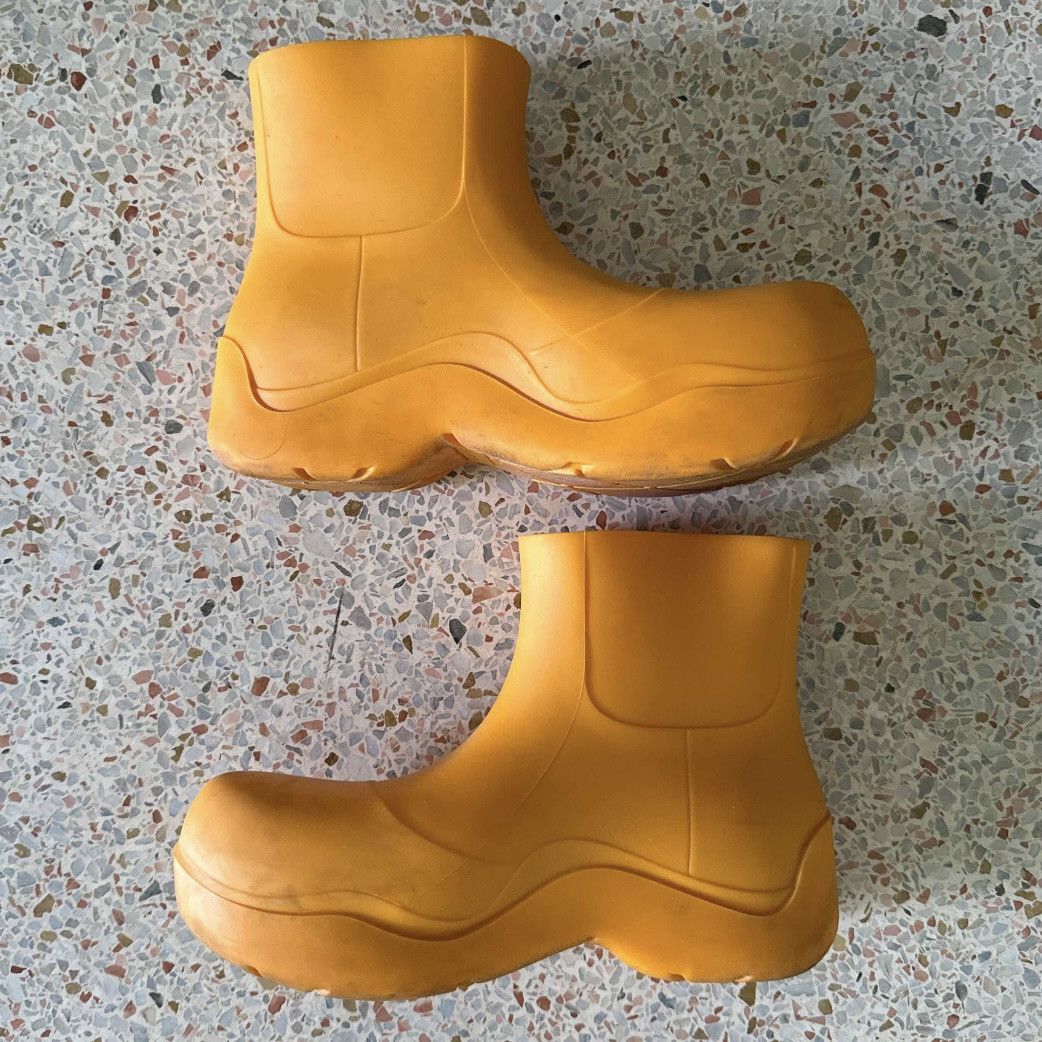 Bottega Veneta Puddle Boots 'Tangerine' Size US 8.5 / EU 41-42 - 2 Thumbnail