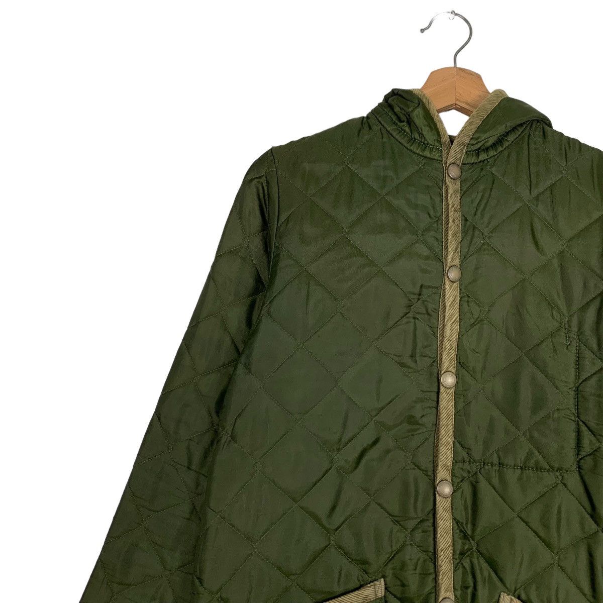 Lavenham LAVENHAM AW05 Hooded Quilted Jacket #0513-C23 Size US M / EU 48-50 / 2 - 6 Thumbnail