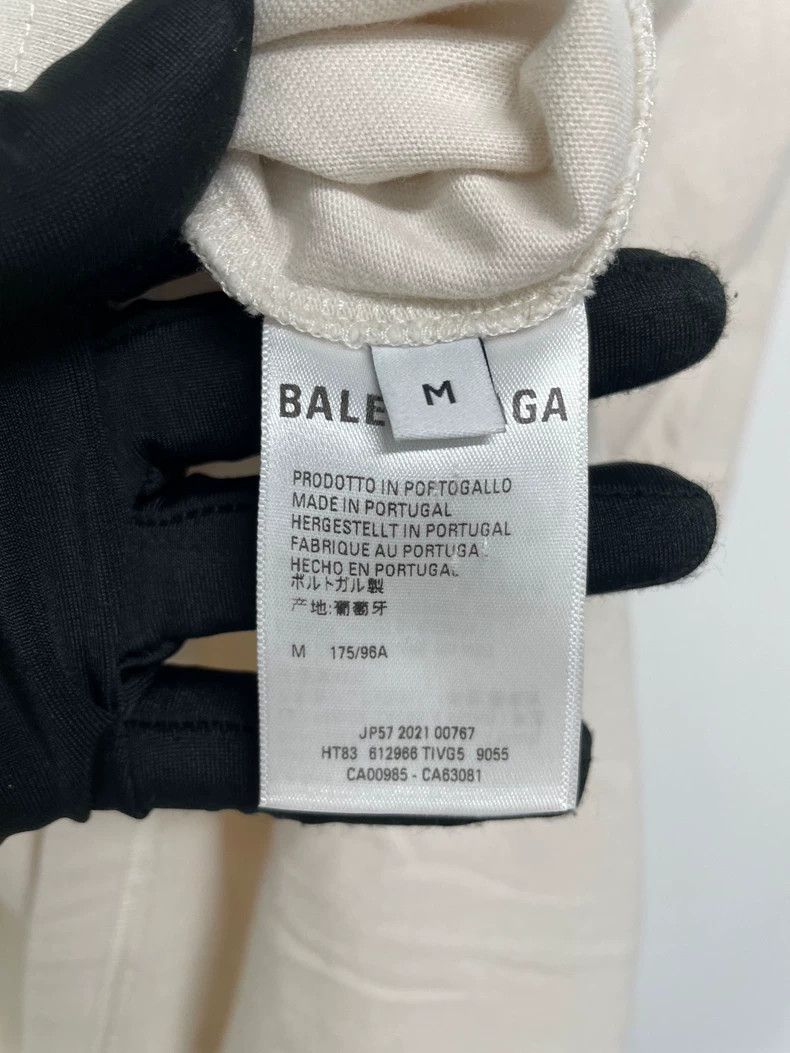 Balenciaga Balenciaga Letter round neck short sleeve T-shirt Size US M / EU 48-50 / 2 - 4 Thumbnail