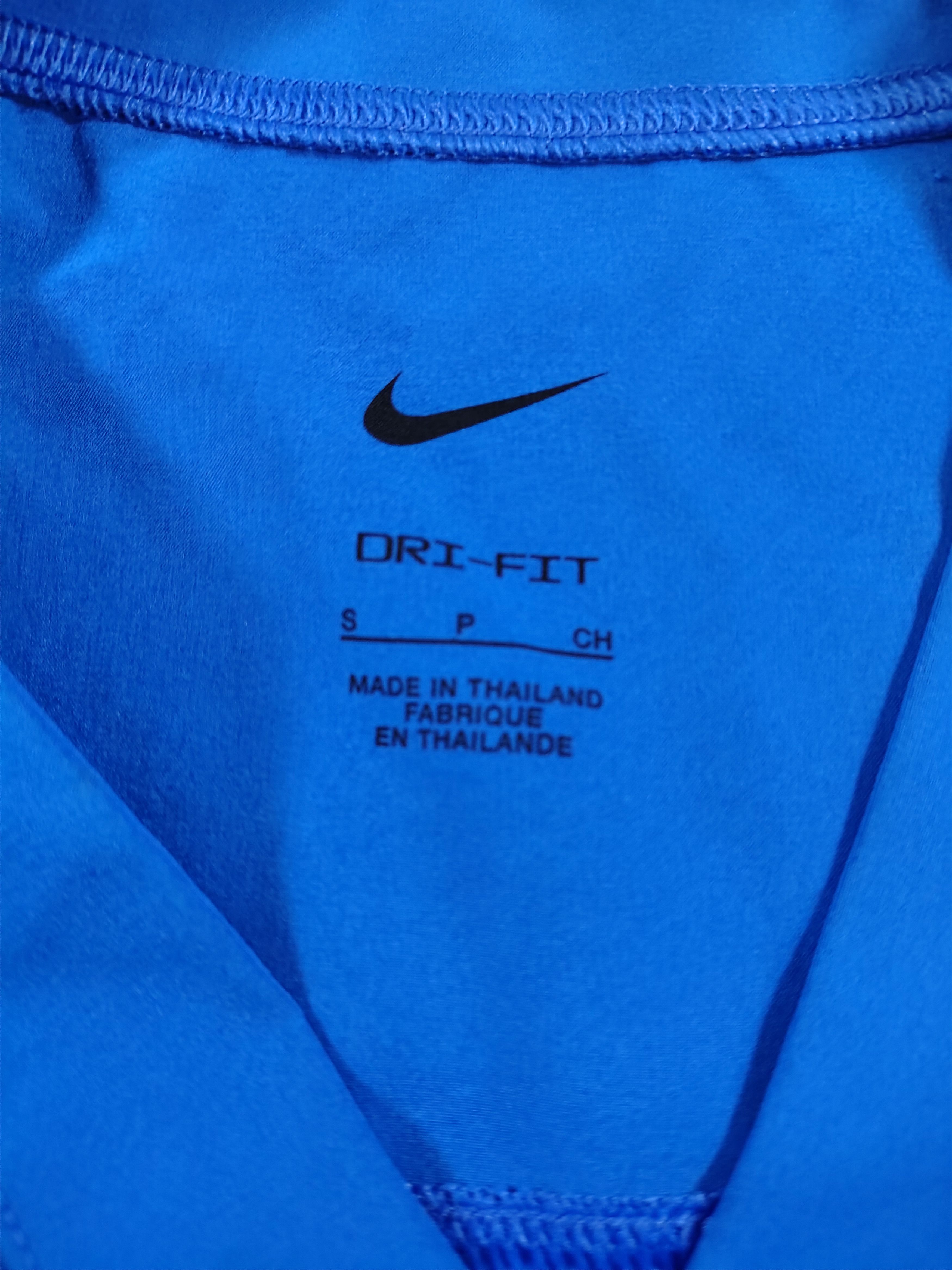 Nike Men's Light Blue & White Striped Nike Dri-Fit Shirt Size US S / EU 44-46 / 1 - 2 Thumbnail