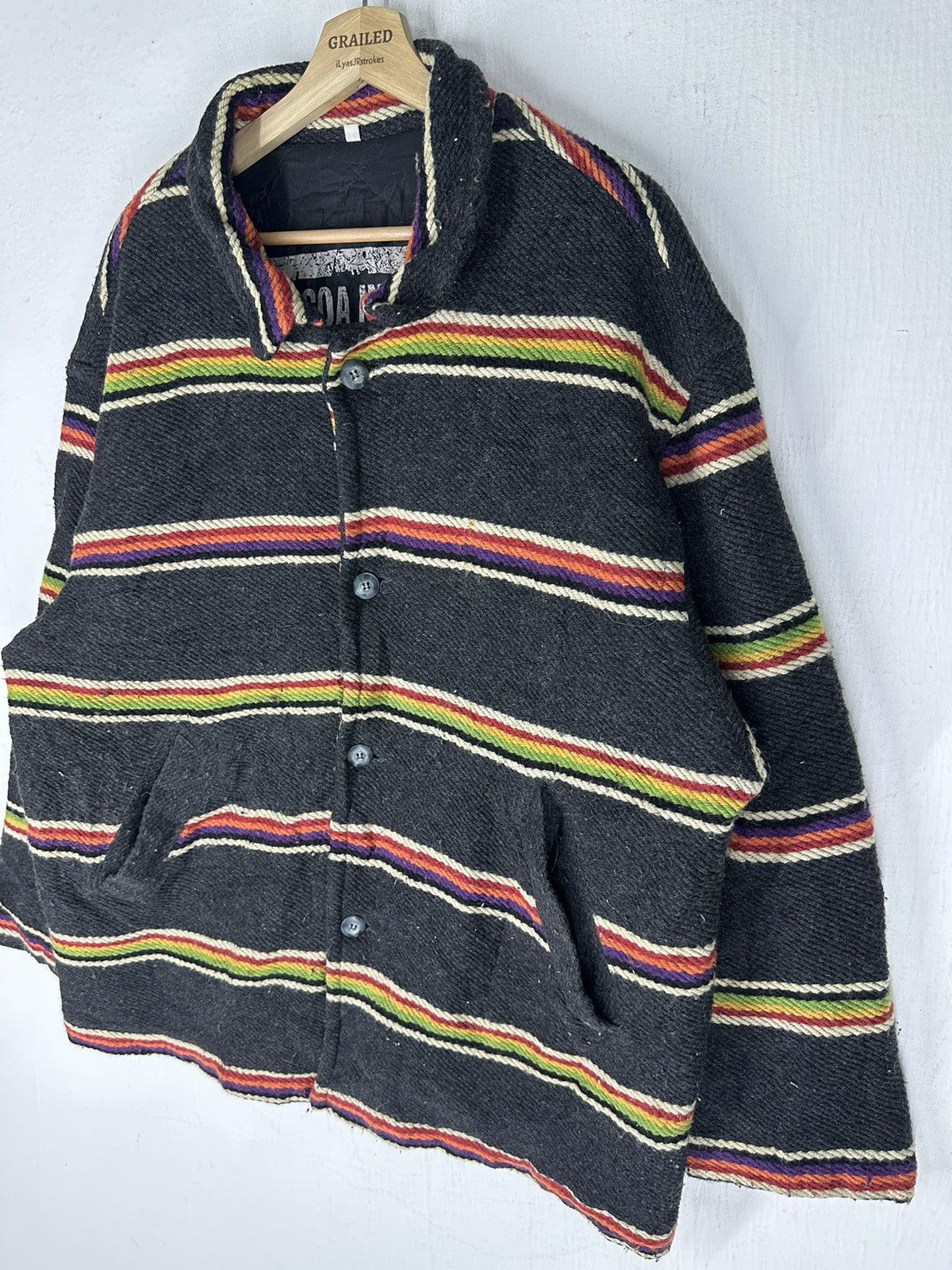 Vintage Vintage Trade Mark Cocoa Ind.LTD Wool Jacket Size US L / EU 52-54 / 3 - 2 Thumbnail