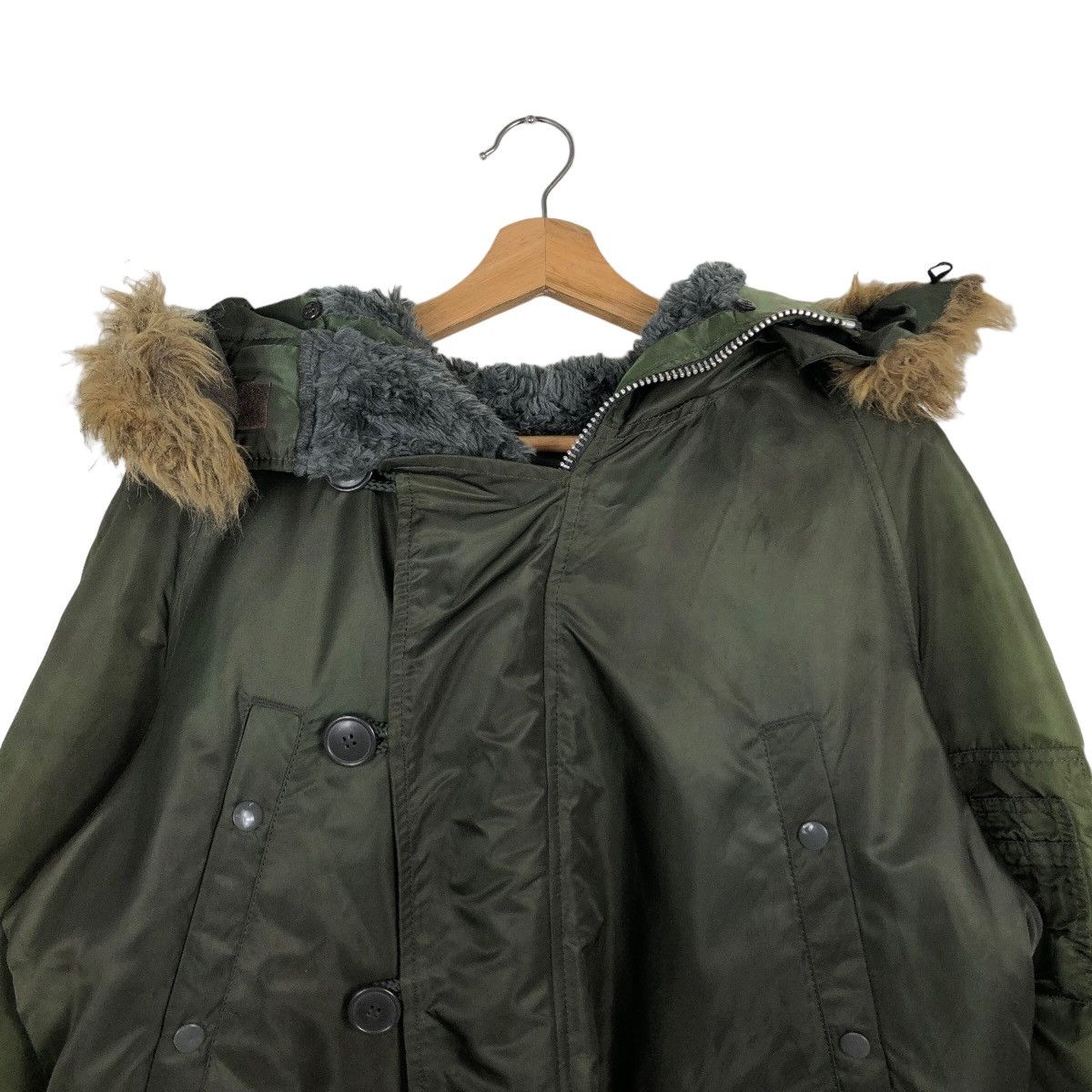 Alpha Industries 🔥Parka Jacket Alpha Industries Mink Fur Hoodie Size US S / EU 44-46 / 1 - 3 Thumbnail