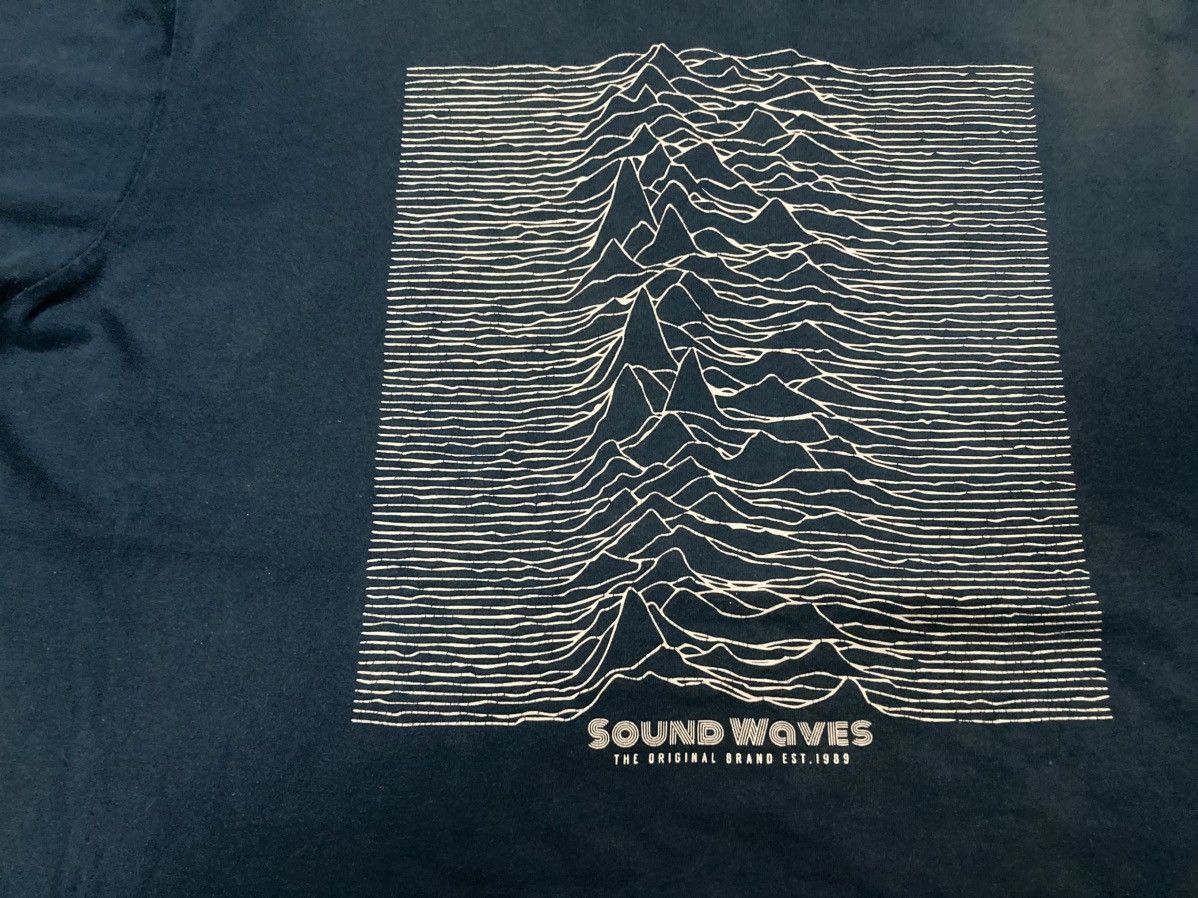Band Tees × Vintage Vintage T-shirt Sound Waves Joy division Size US XL / EU 56 / 4 - 3 Thumbnail
