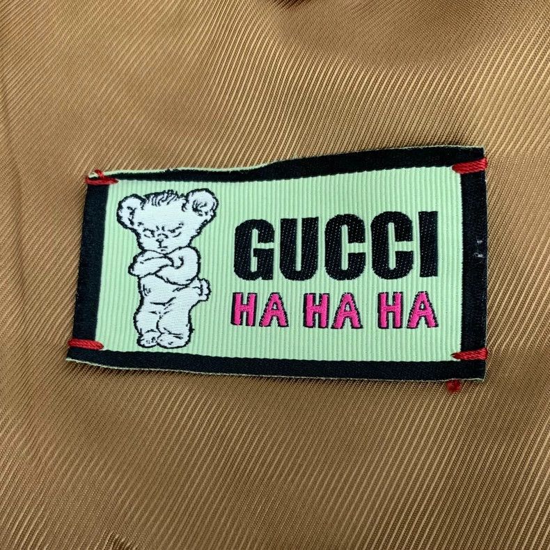 Gucci Gucci Brown cotton lapel double-breasted long-sleeved suit Size 46R - 6 Thumbnail