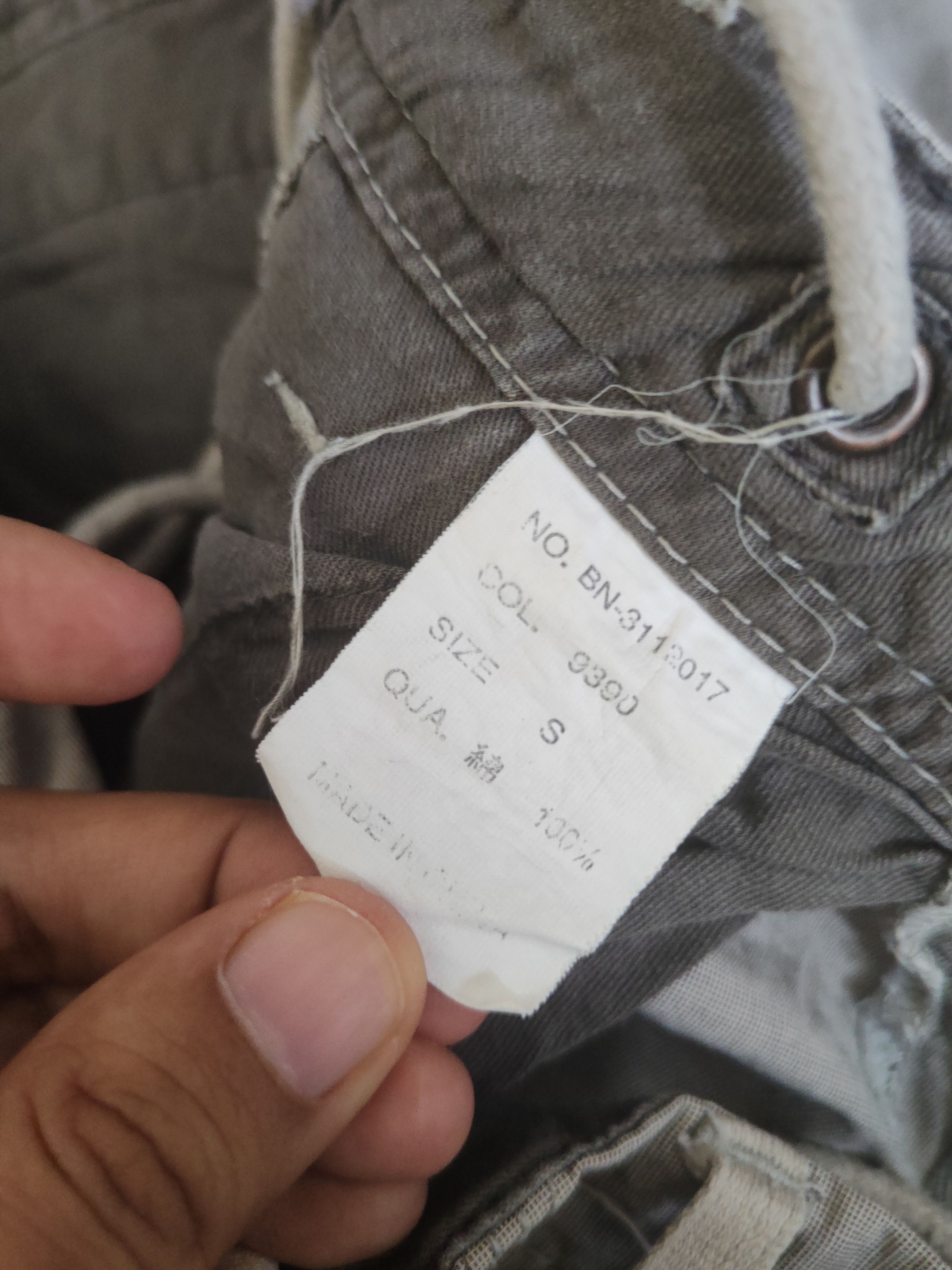 Japanese Brand DL Back Number Gray Multipocket Tactical Cargo Pants #1936 Size US 30 / EU 46 - 13 Thumbnail