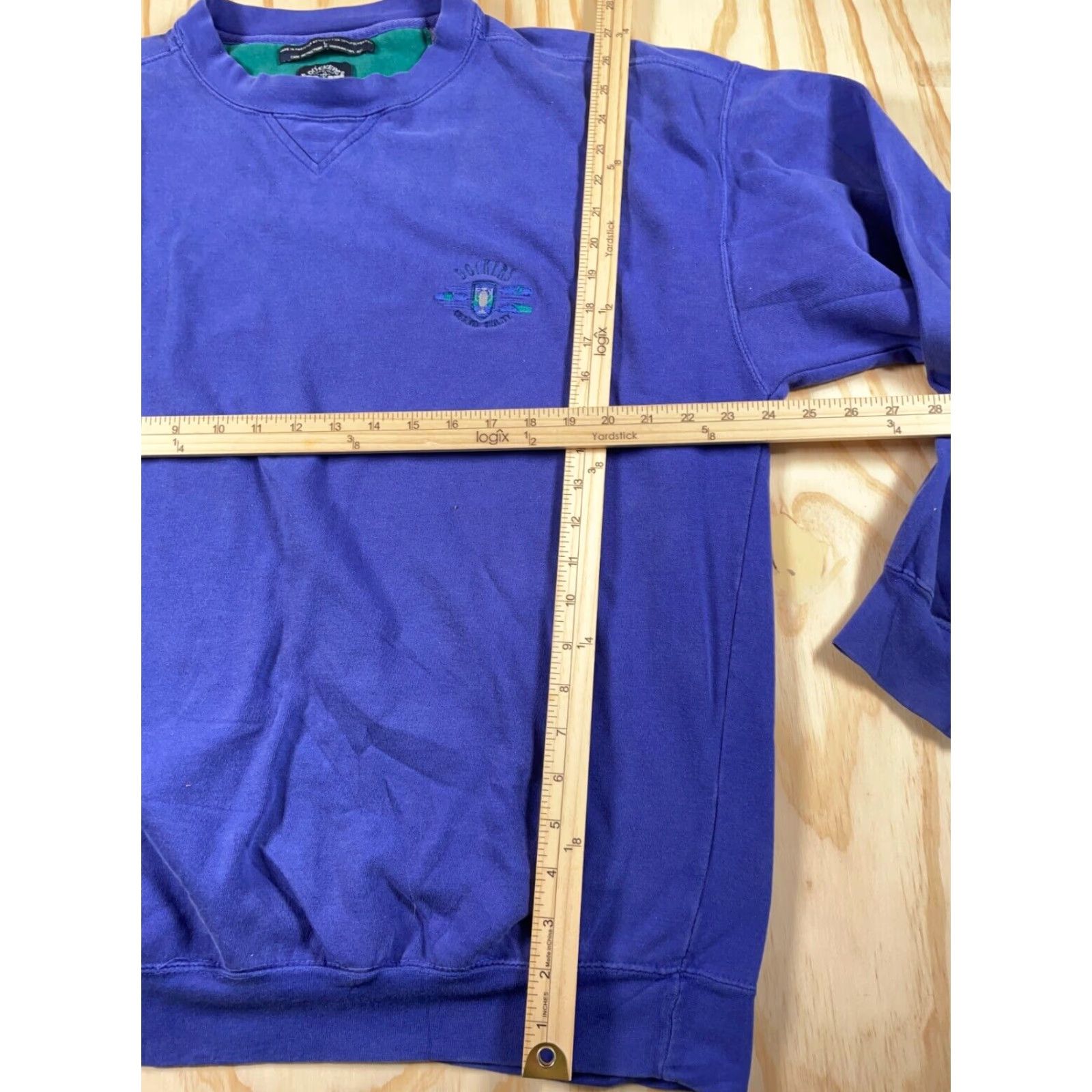 Dockers VINTAGE Dockers x Levi's Sweatshirt Shirt Adult Large Blue Crewneck Oversized 90s Preppy Embroidered Mens Size US L / EU 52-54 / 3 - 6 Thumbnail