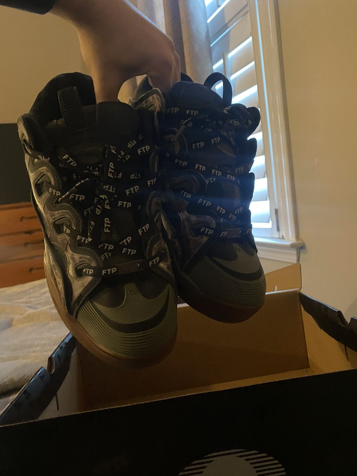 Fuck The Population × Osiris FTPxOSIRIS D3 WOODLAND Size US 12 / EU 45 - 3 Thumbnail