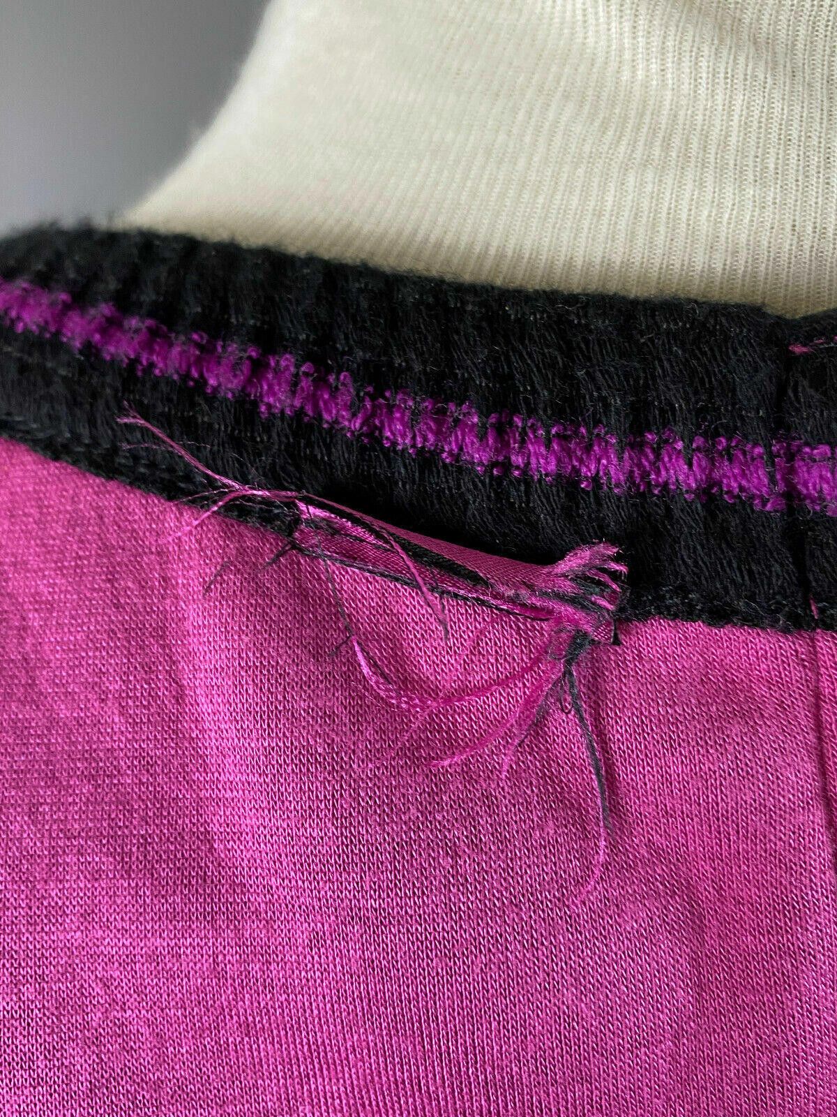 Designer Save The Queen Black / Purple A-Line Reversible Dress Size M / US 6-8 / IT 42-44 - 12 Thumbnail