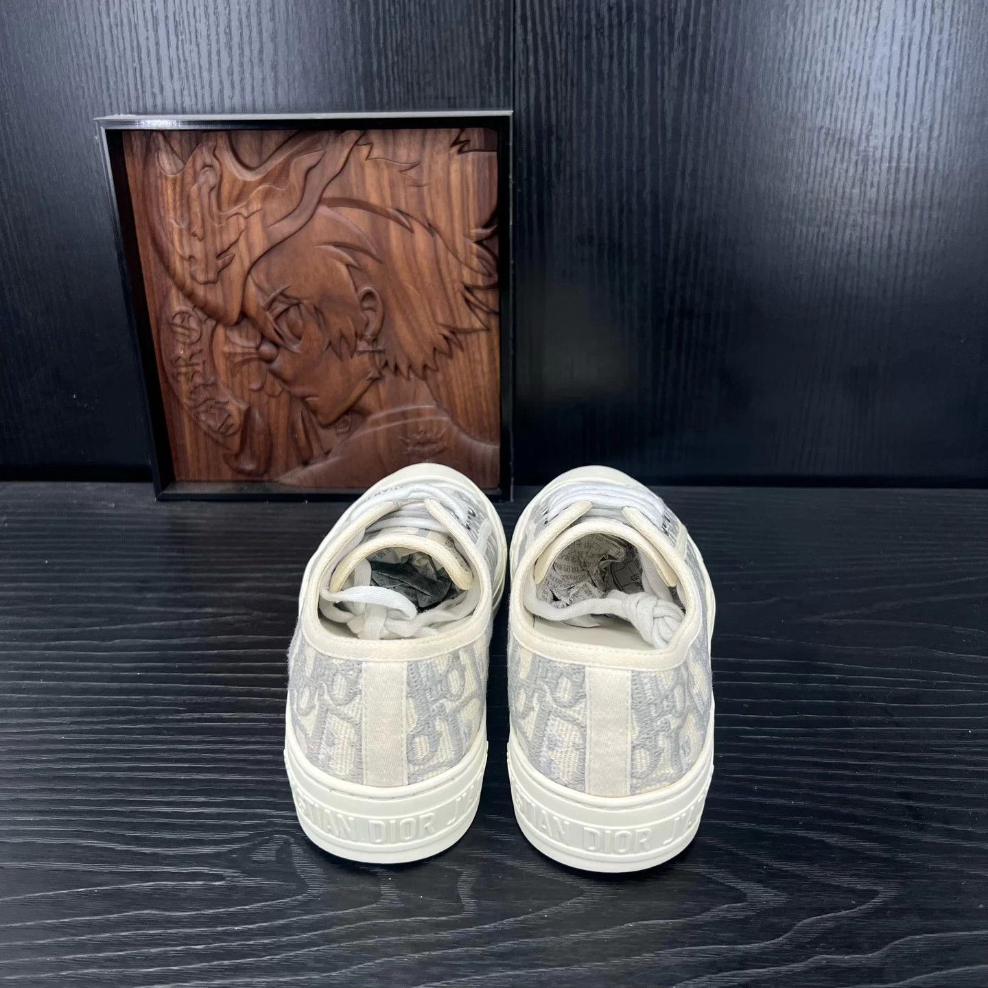Dior DIOR Walk'n'Dior gray white all over print 36 mint Size US 5.5 / IT 35.5 - 5 Thumbnail