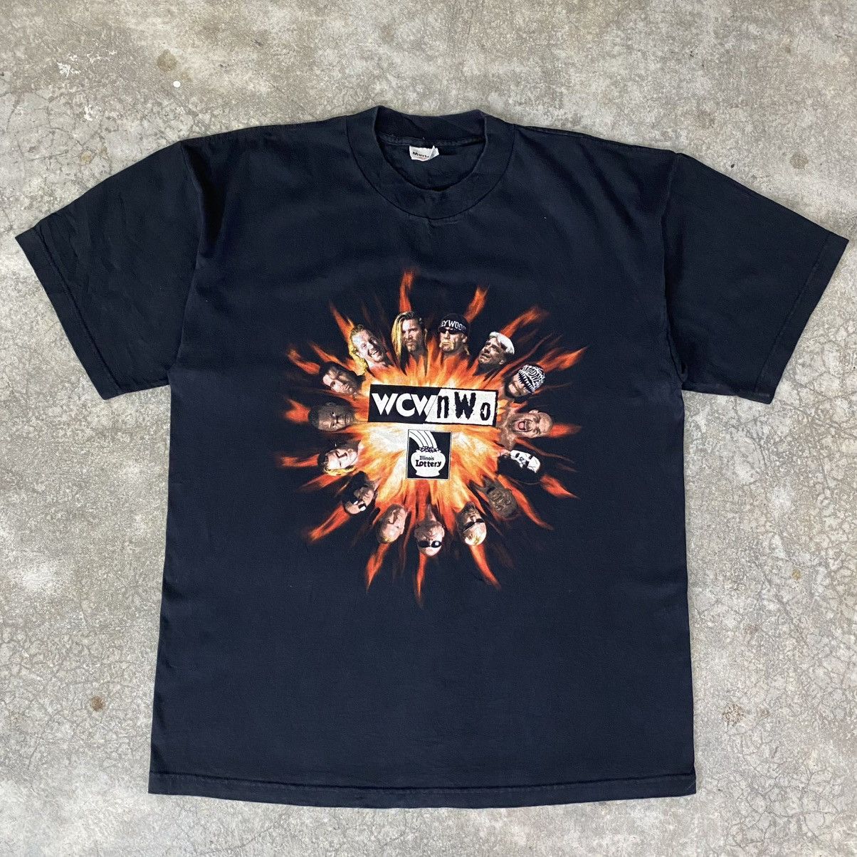 Vintage Vintage 1990’s WCW nWO Wrestlers Explotion Wresting Tee Size US XL / EU 56 / 4 - 2 Thumbnail