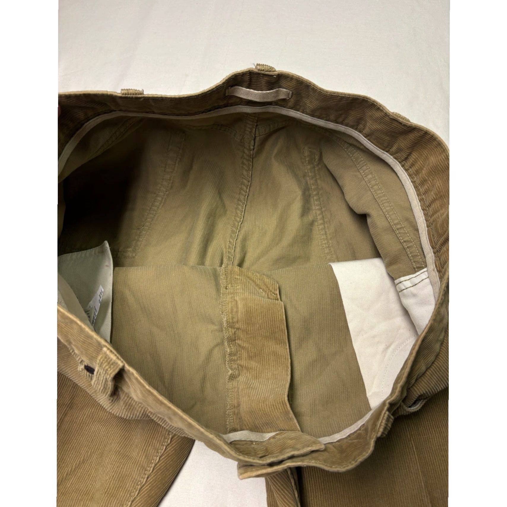 Vintage LLBean Standard Fit Corduroy Pants Tan Men's 40W 30in Size US 40 / EU 56 - 4 Thumbnail