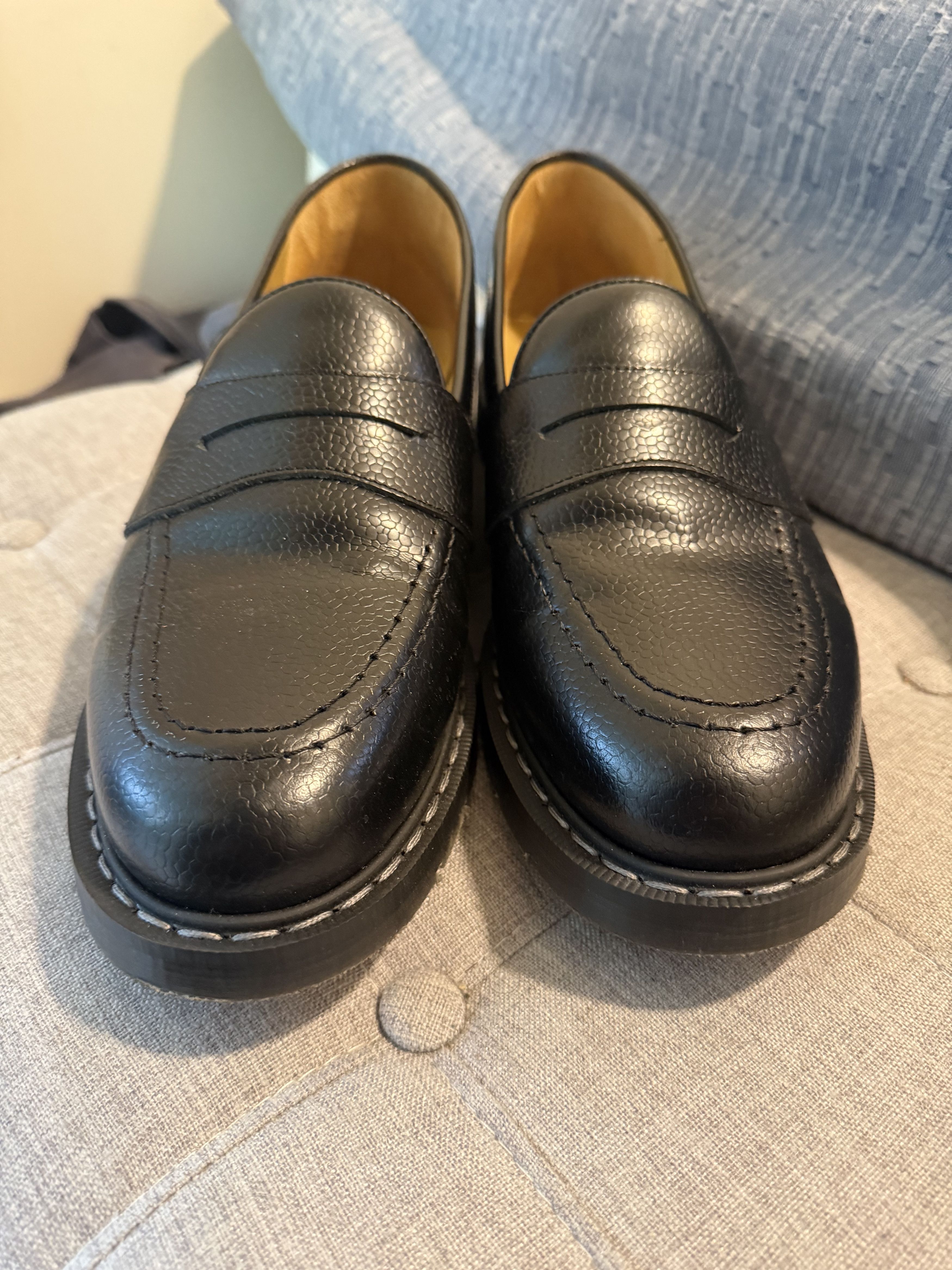 Solovair Hi-Shine Grain Penny Loafer Size US 13 / EU 46 - 3 Thumbnail