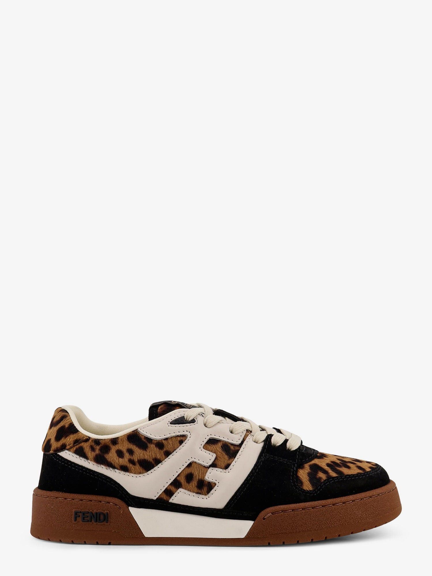 Fendi Fendi Match Suede And Pony Skin Low-Top Sneakers Size US 7.5 / IT 37.5 - 1 Thumbnail