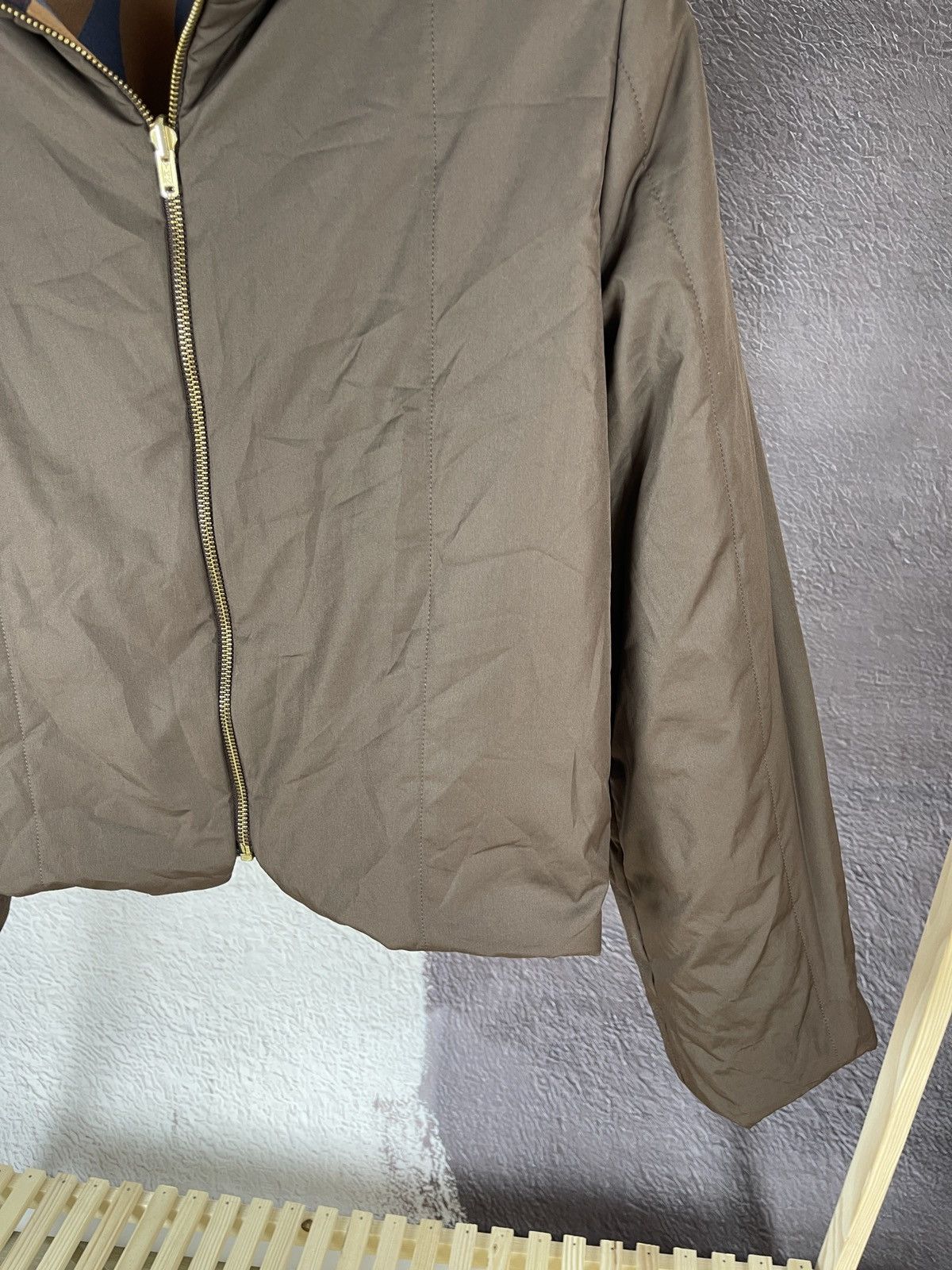 Roberta di Camerino 100% silk abstract reversible jacket