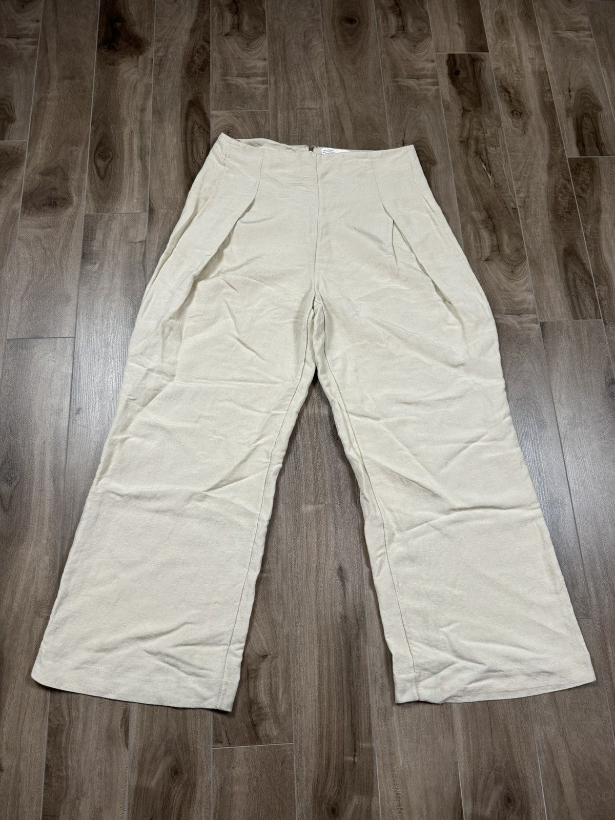 Oak + Fort Oak And Fort Linen Trousers Size 34" / US 12 / IT 48 - 1 Thumbnail