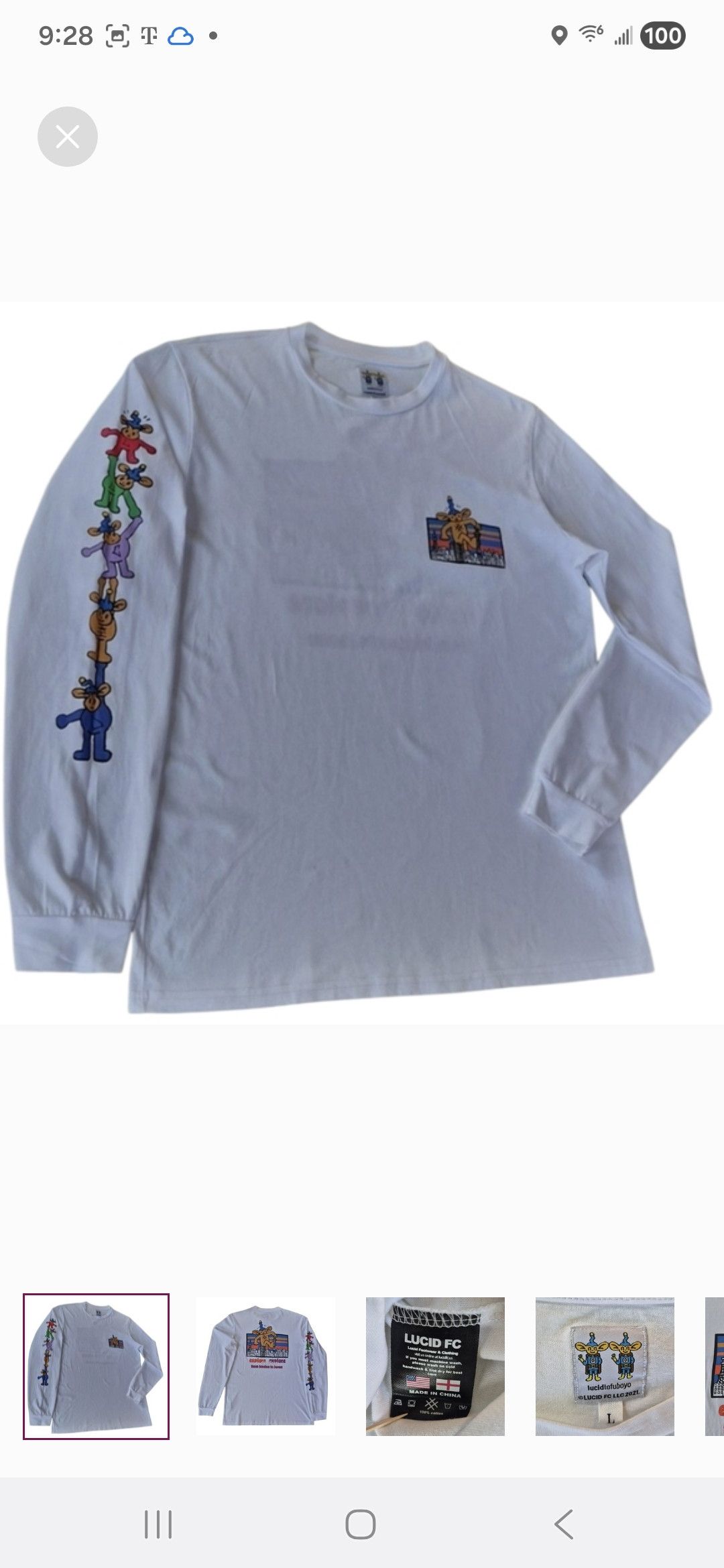 Lucid FC LUCID FC × TOFUBOYO Explore Long-Sleeve T-Shirt Size US L / EU 52-54 / 3 - 1 Thumbnail