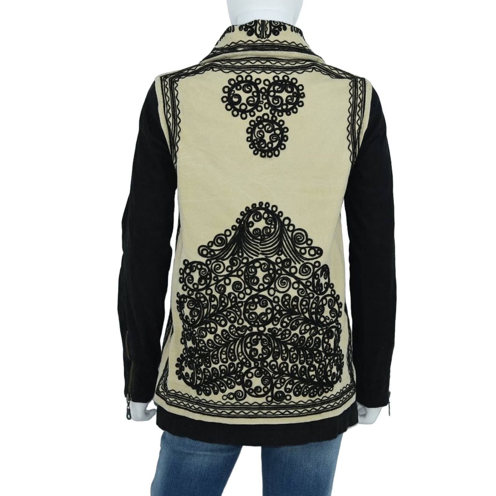 Free People Free People Stitched Quills Embroidered Jacket Size XS Size XS / US 0-2 / IT 36-38 - 8 Thumbnail