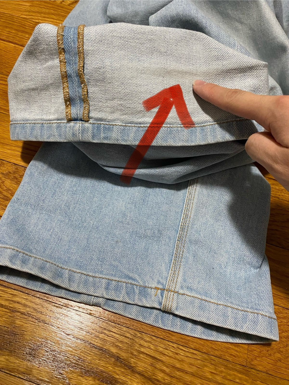 Givenchy Givenchy Wide Jeans Size US 30 / EU 46 - 14 Thumbnail