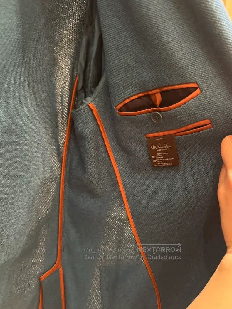 Loro Piana LORO PIANA Rainbow Lettering Embroidered Crewneck Size US L / EU 52-54 / 3 - 8 Thumbnail