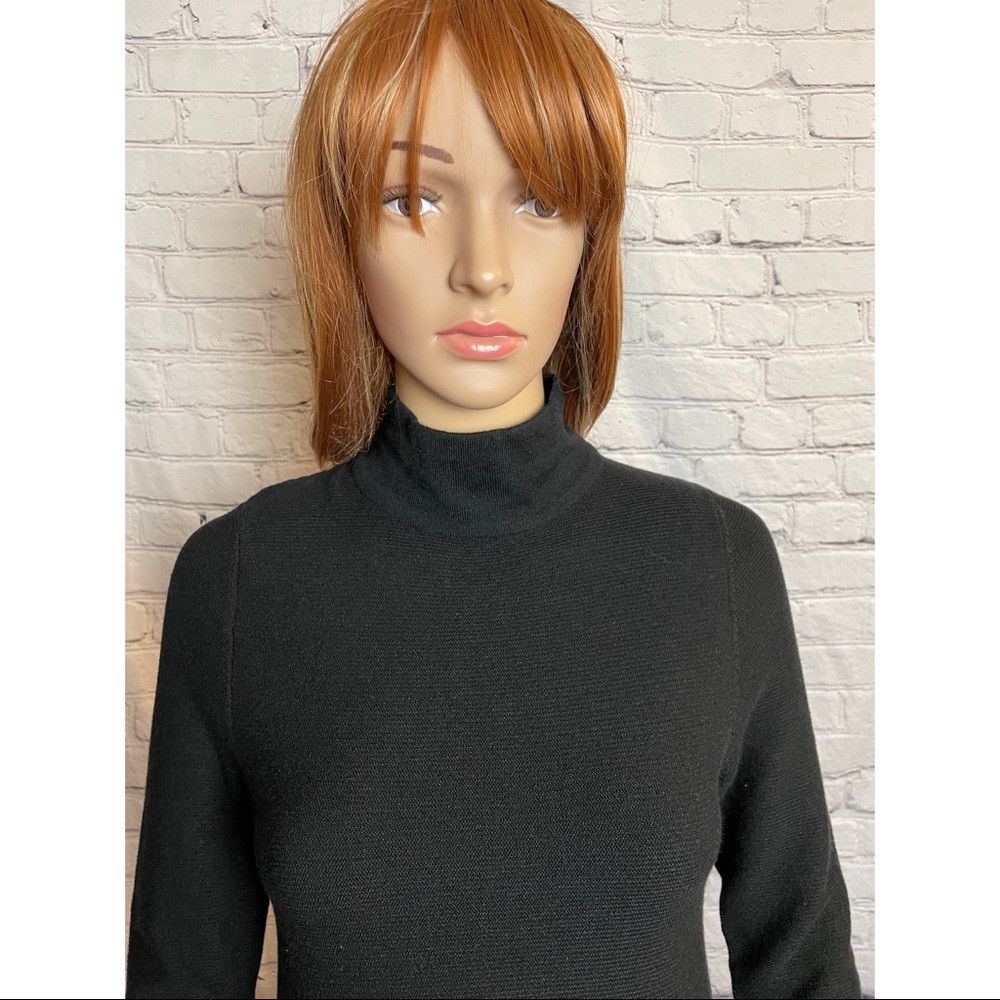 Other New Olivaceous Knit Black Mock Neck Mini Dress Size M Size M / US 6-8 / IT 42-44 - 2 Thumbnail