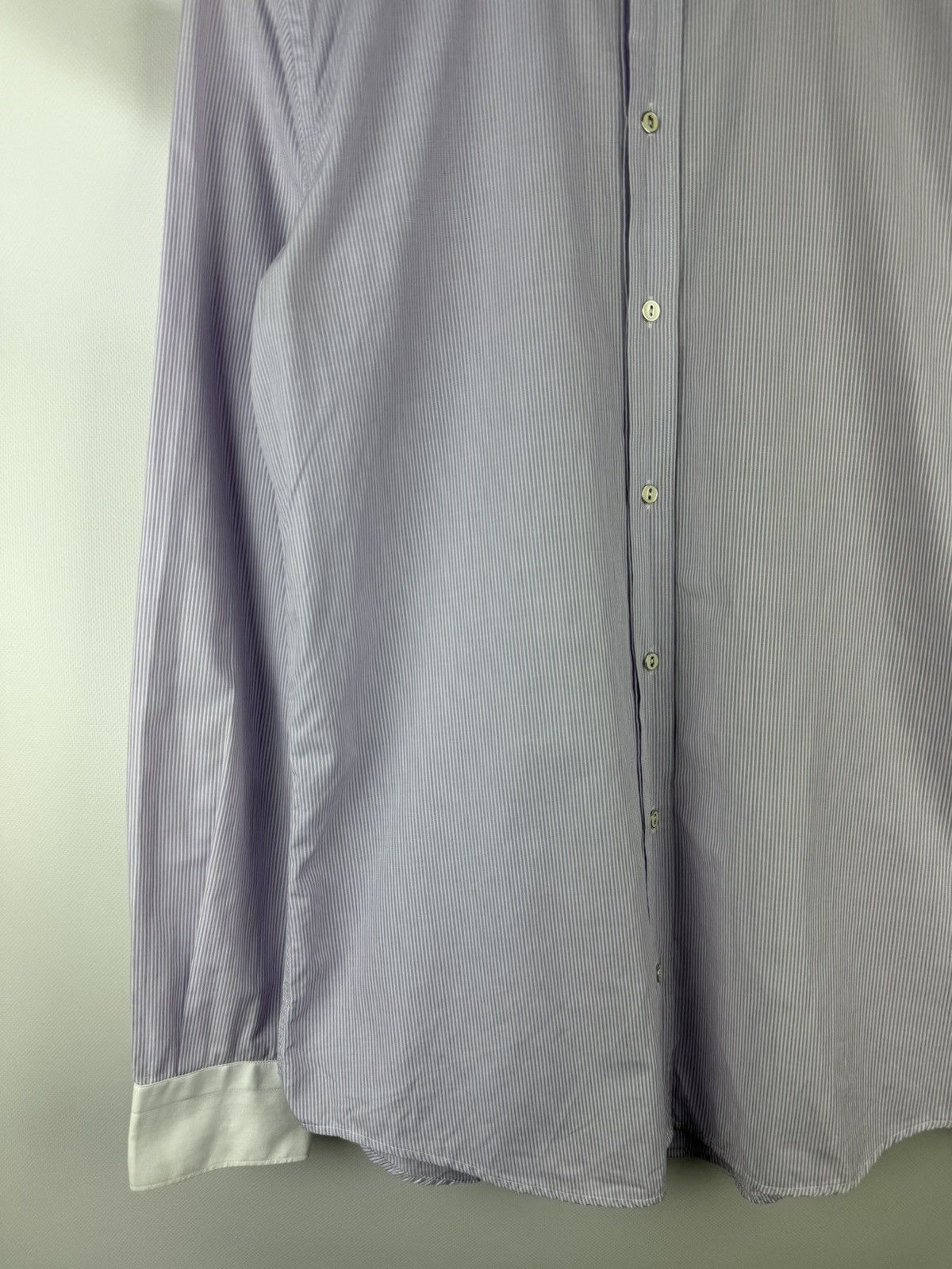 Dolce & Gabbana Dolce & Gabbana Gold L/S Button Up Dress Striped Shirt Size US M / EU 48-50 / 2 - 5 Thumbnail