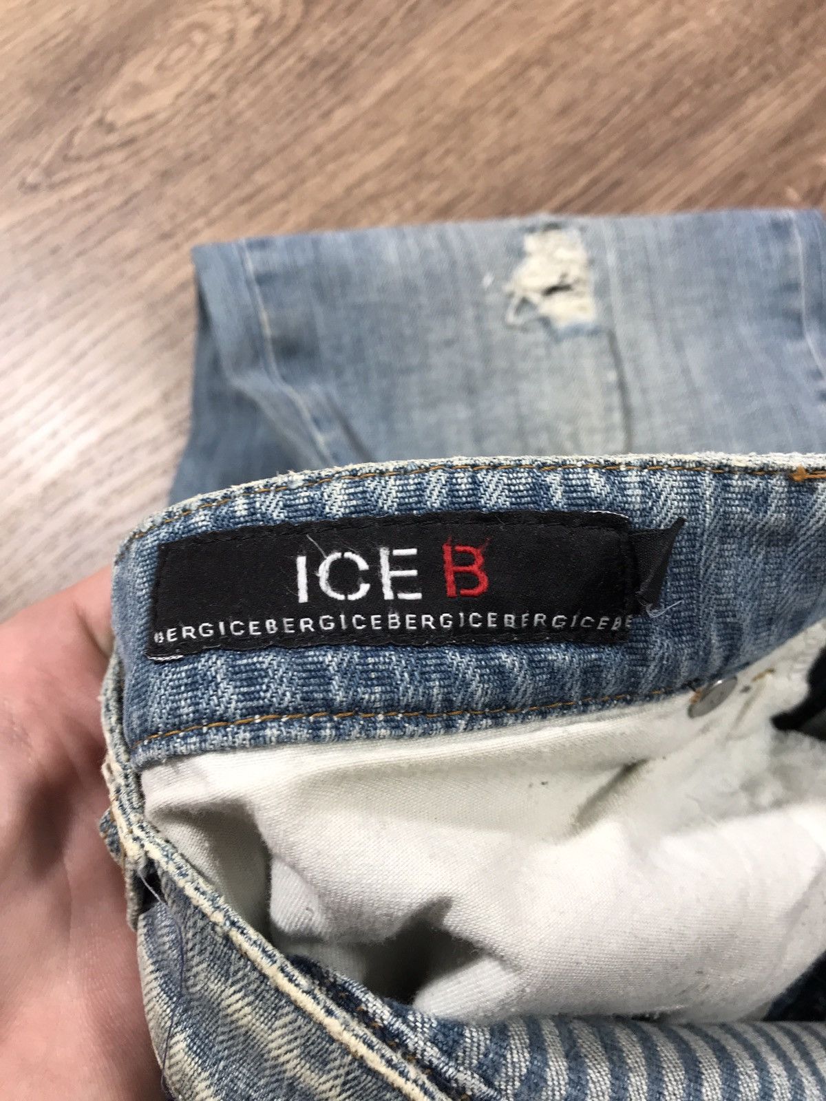 Iceberg × Vintage Iceberg Vintage Flared Denim Pants Jeans Size 31" - 12 Thumbnail