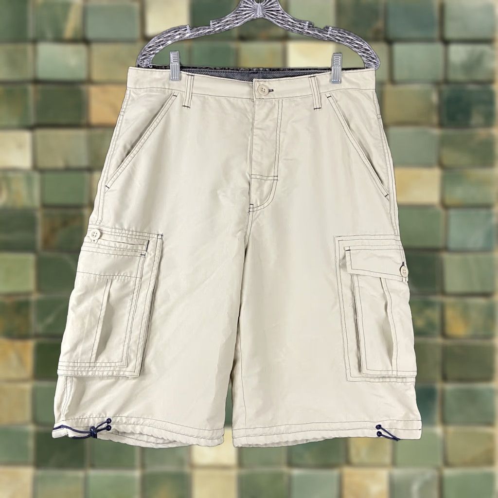 Vintage ARIZona Cargo Shorts Beige Regular 34 Mens Size US 34 / EU 50 - 1 Thumbnail