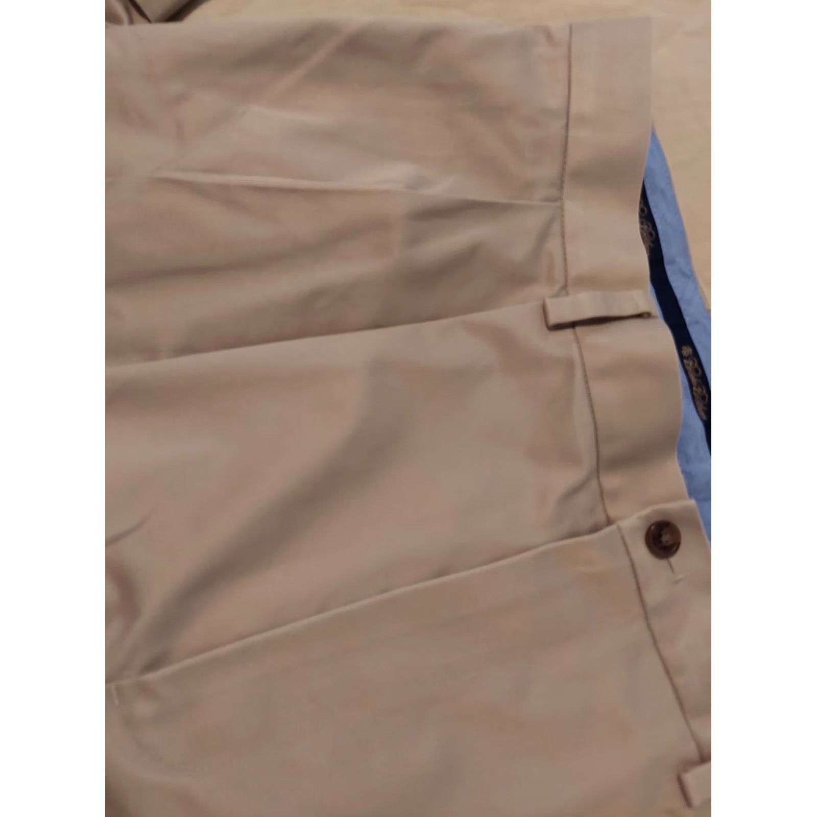 Brooks Brothers Mens Brooks Brothers Khaki Dress Pants 38x32 Cotton Chino Trouser Size US 38 / EU 54 - 3 Thumbnail