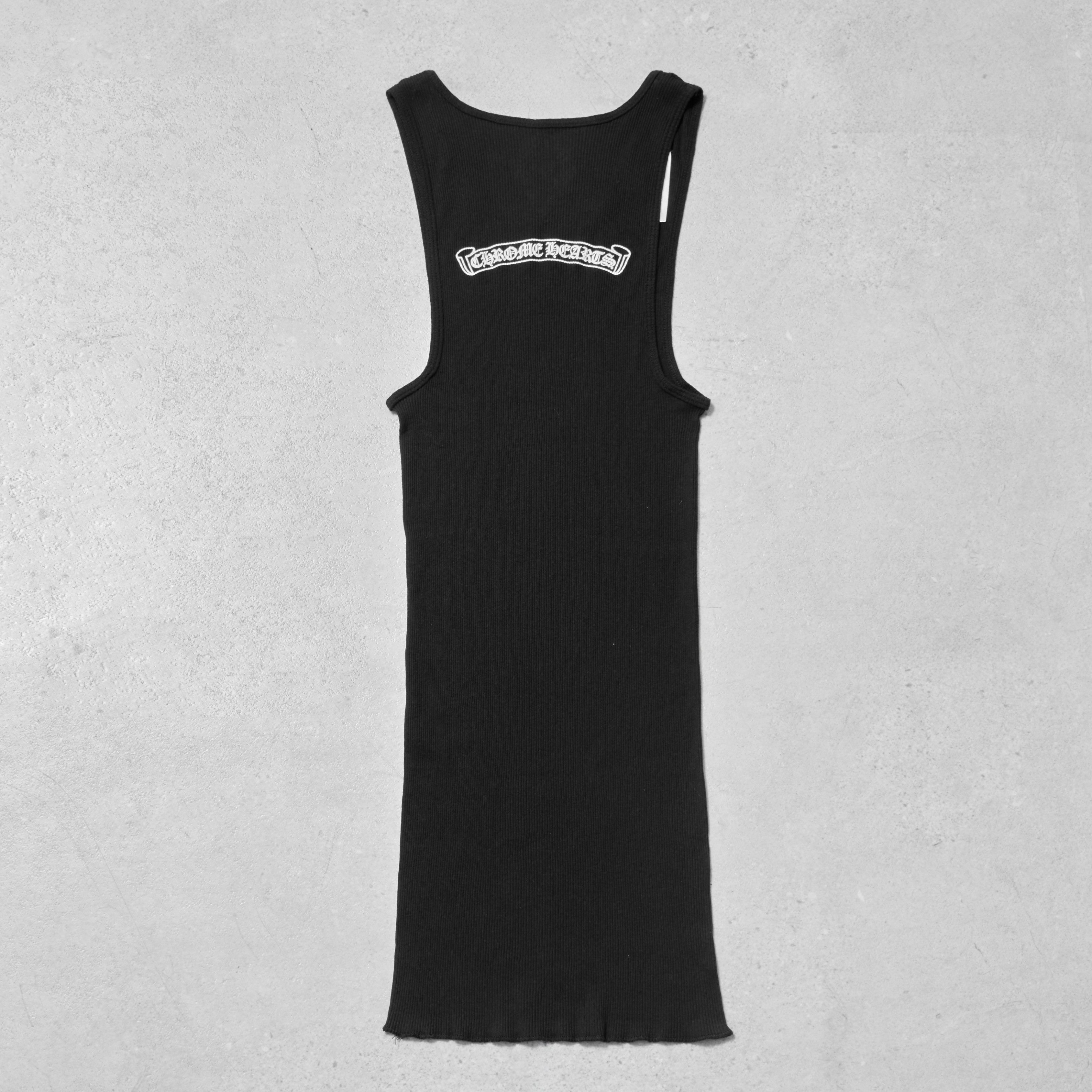 Chrome Hearts CHROME HEARTS SCROLL RIB TANK BLACK Size M / US 6-8 / IT 42-44 - 3 Thumbnail