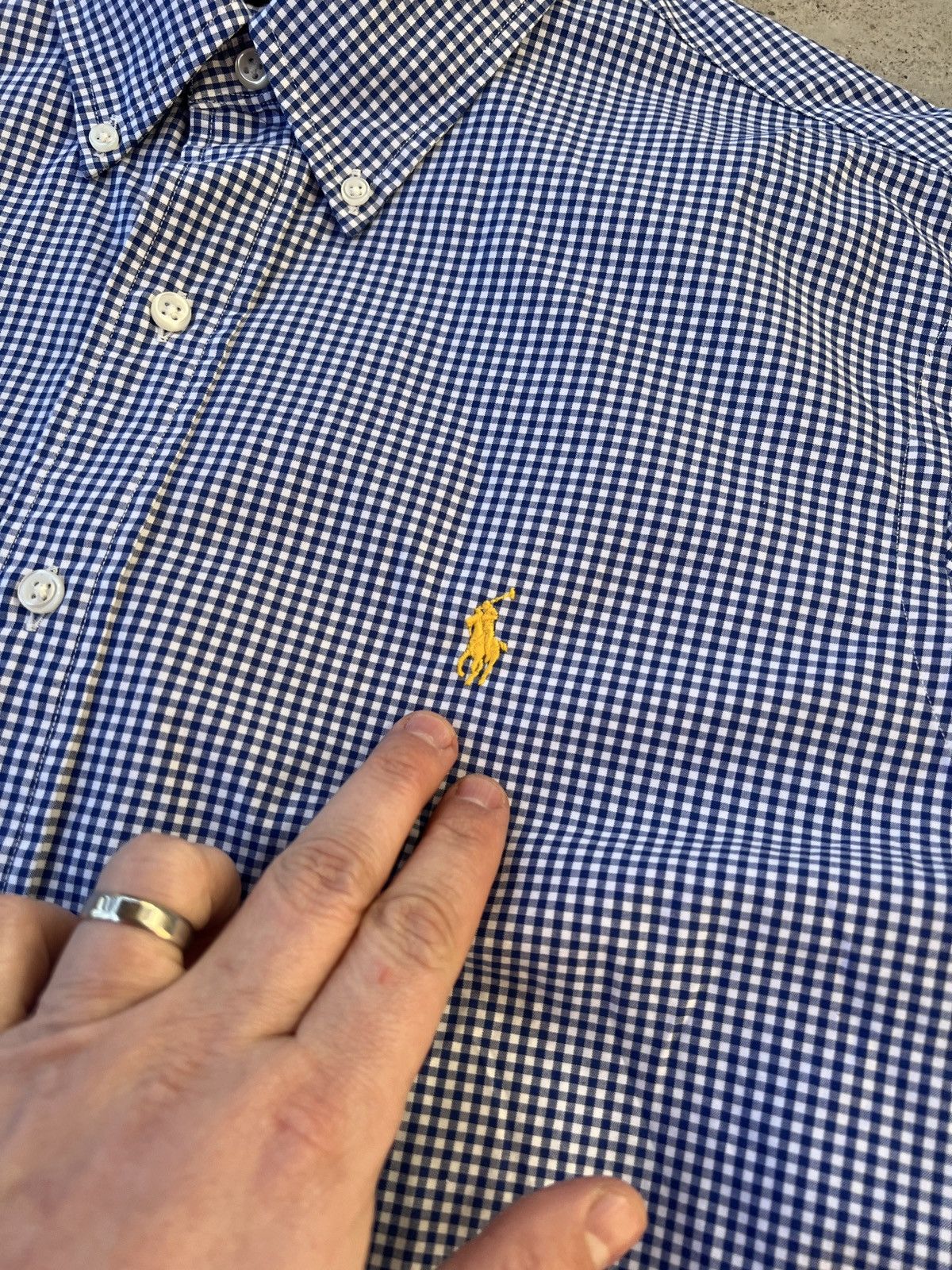 Polo Ralph Lauren Polo Ralph Lauren Vintage Shirt Size US L / EU 52-54 / 3 - 2 Thumbnail
