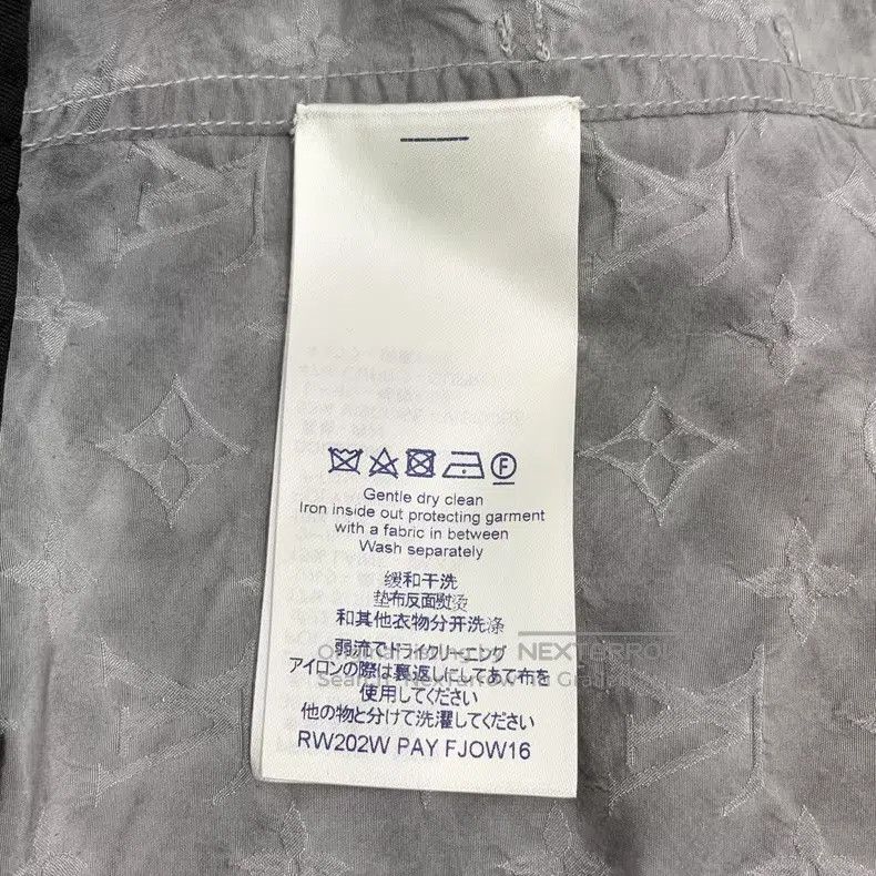 Louis Vuitton Louis Vuitton Grey logo presbyopic full print wool lapel l Size 4XL / US 24-26 - 8 Thumbnail