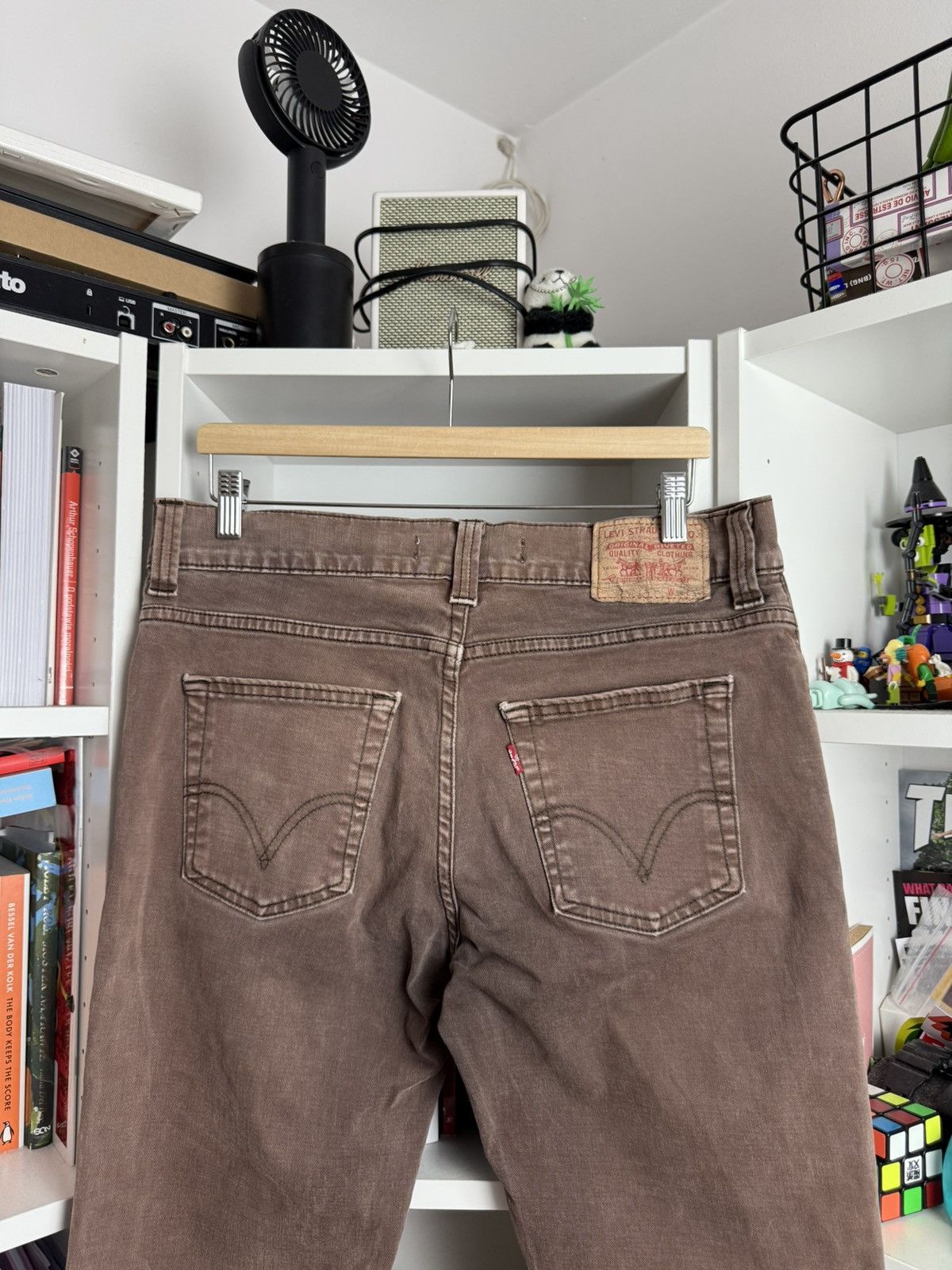 Levi's × Vintage Vintage Levis 511 brown denim jeans pants 34x34 casual skate Size US 34 / EU 50 - 3 Thumbnail