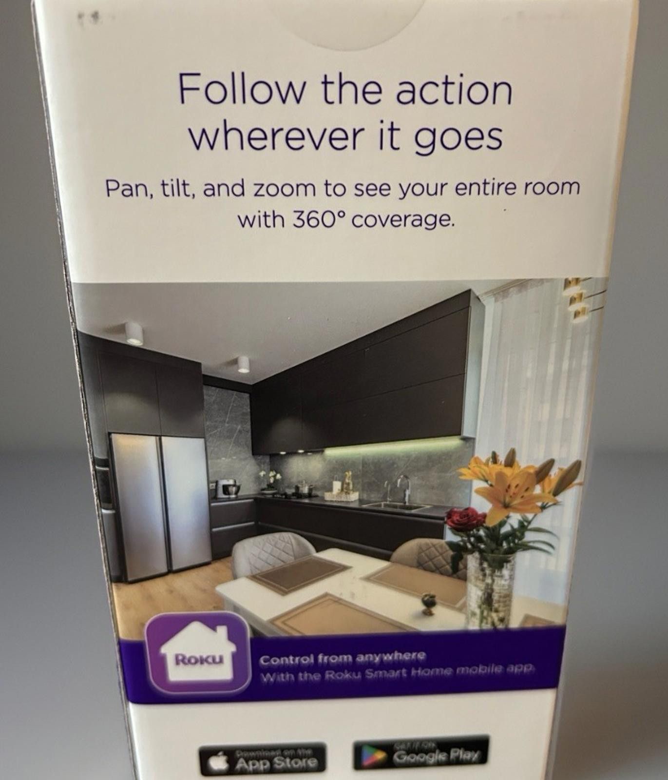 Route 66 Roku Smart Camera 360°SE Motion Detection 2way Audio Tilt Size ONE SIZE - 4 Thumbnail