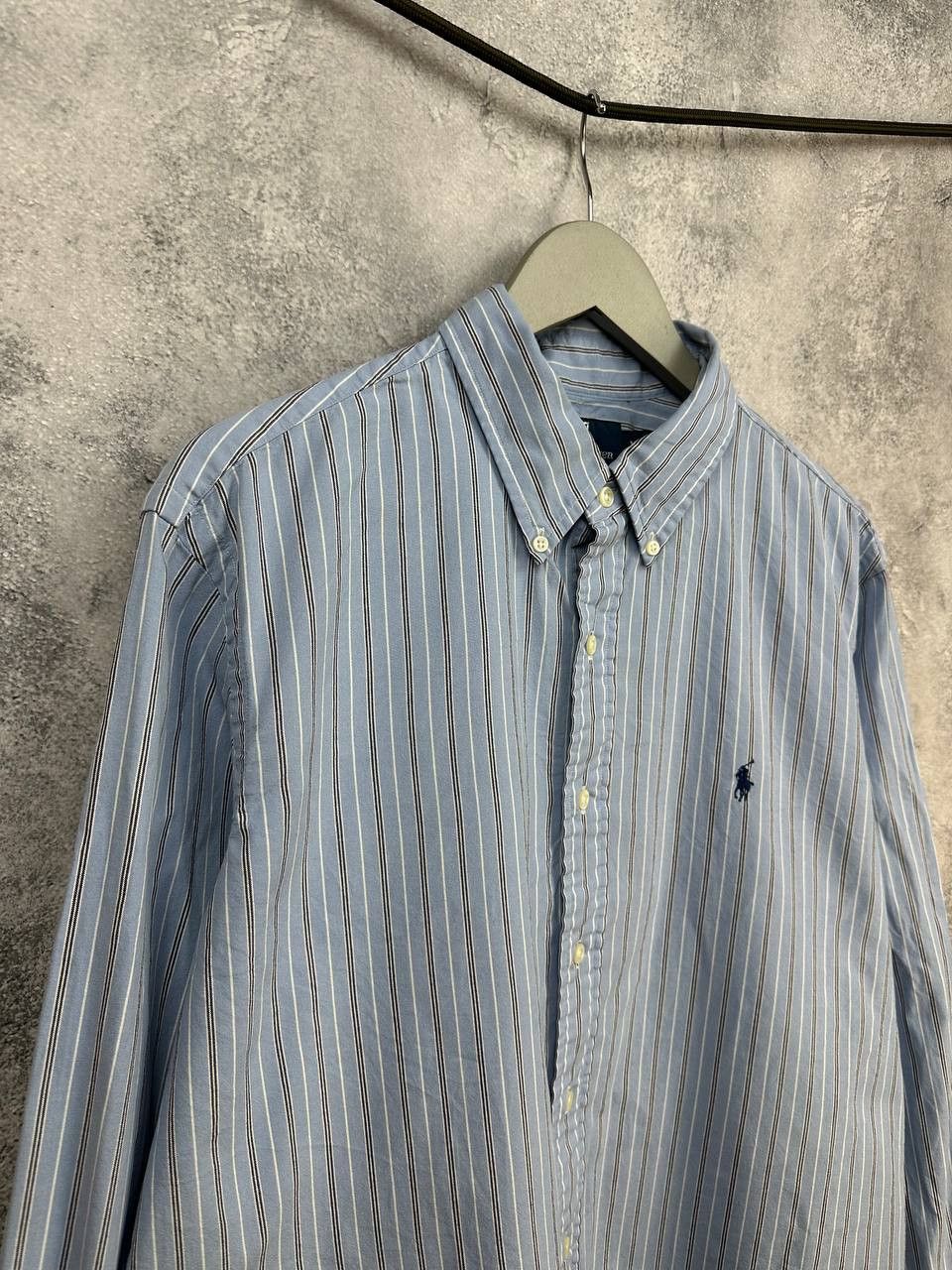 Polo Ralph Lauren Polo Ralph Lauren Vintage Oxford Stripe Button Down Shirt Size US XL / EU 56 / 4 - 3 Thumbnail