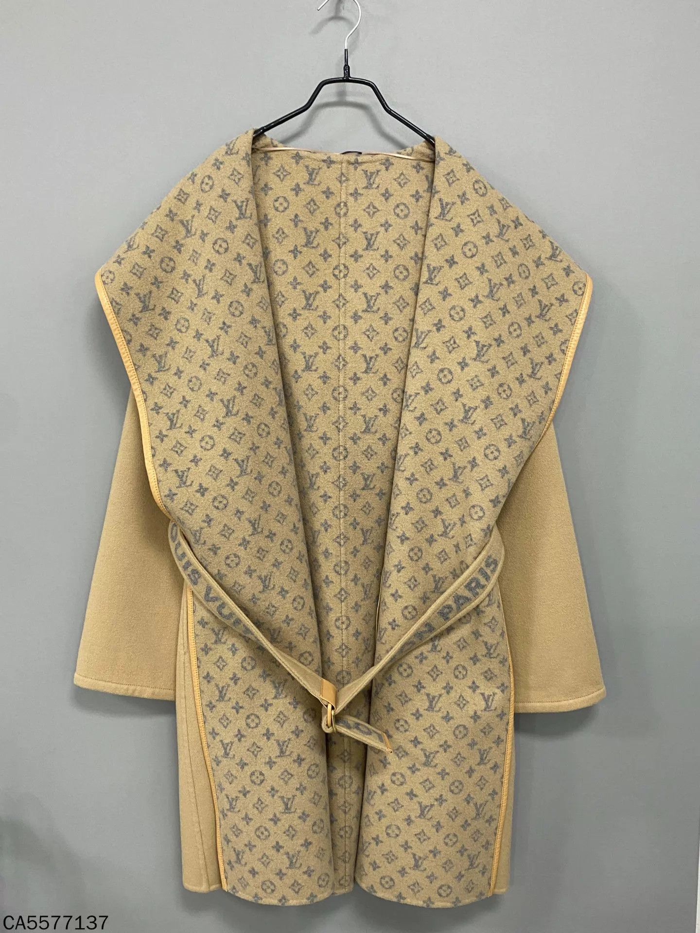 Louis Vuitton LV Monogram Khaki All-Over Print Kimono Coat Size ONE SIZE - 1 Thumbnail