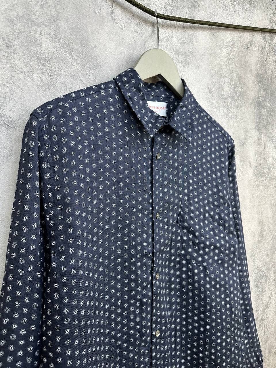 Derek Rose Derek Rose London Pure Linen Luxury Pajama Shirt Medallion Size US M / EU 48-50 / 2 - 3 Thumbnail