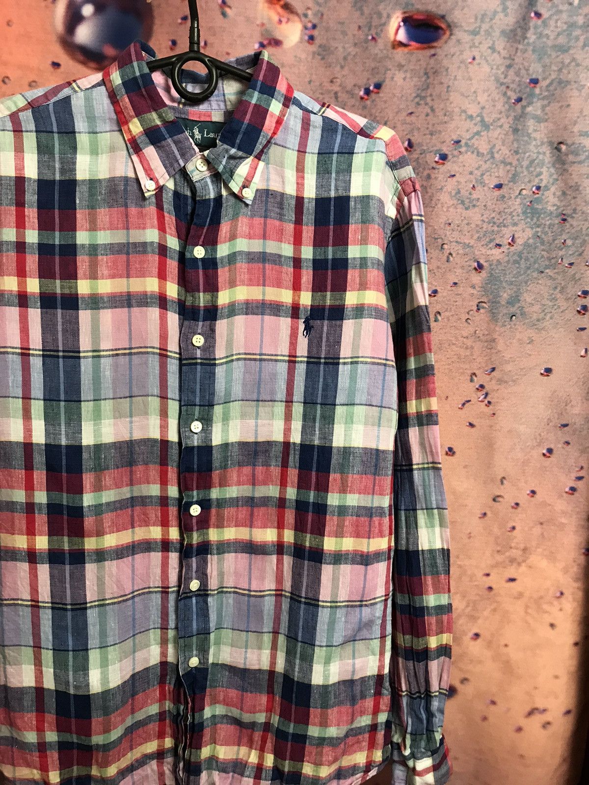 Vintage Vintage Polo Ralph Lauren luxury linen shirt Size US L / EU 52-54 / 3 - 1 Thumbnail