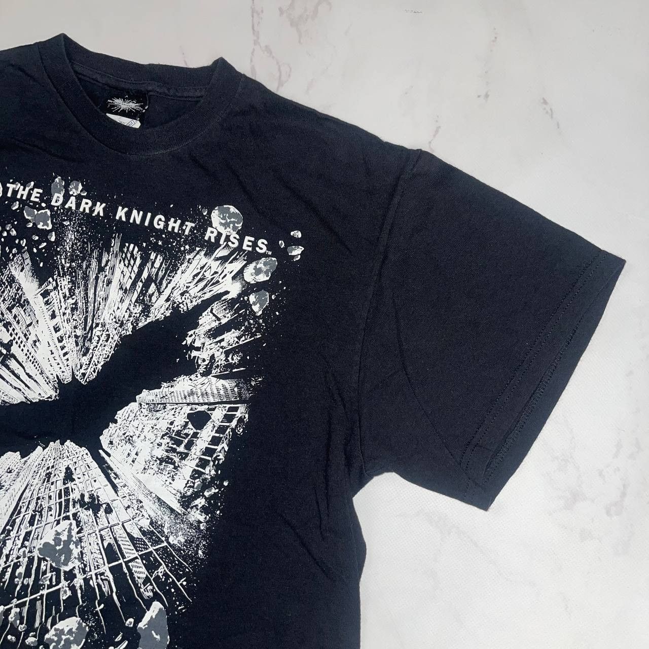 Vintage Vintage Batman THE DARK KNIGHT RISES Movie Black SZL T-Shirt Size US L / EU 52-54 / 3 - 5 Thumbnail