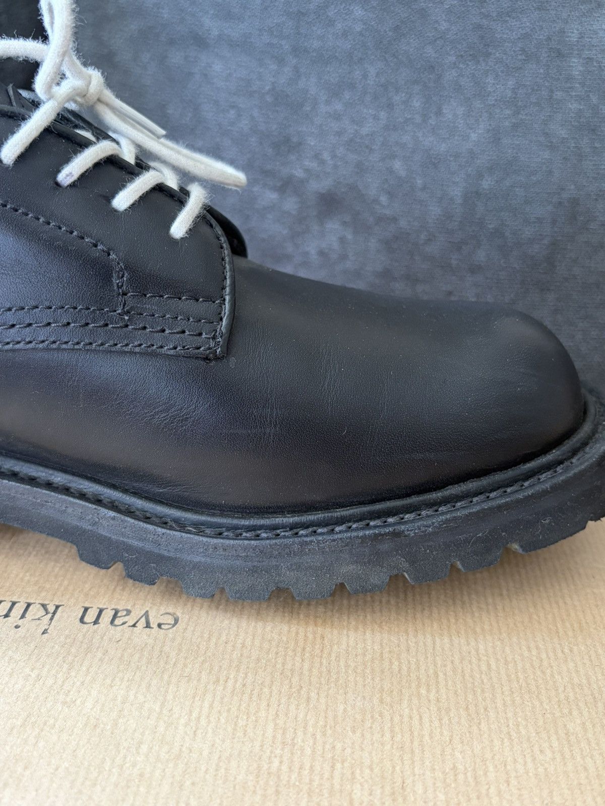 Evan Kinori × Tricker's Evan Kinori x Trickers Black Derbies Size US 8 / EU 41 - 7 Thumbnail