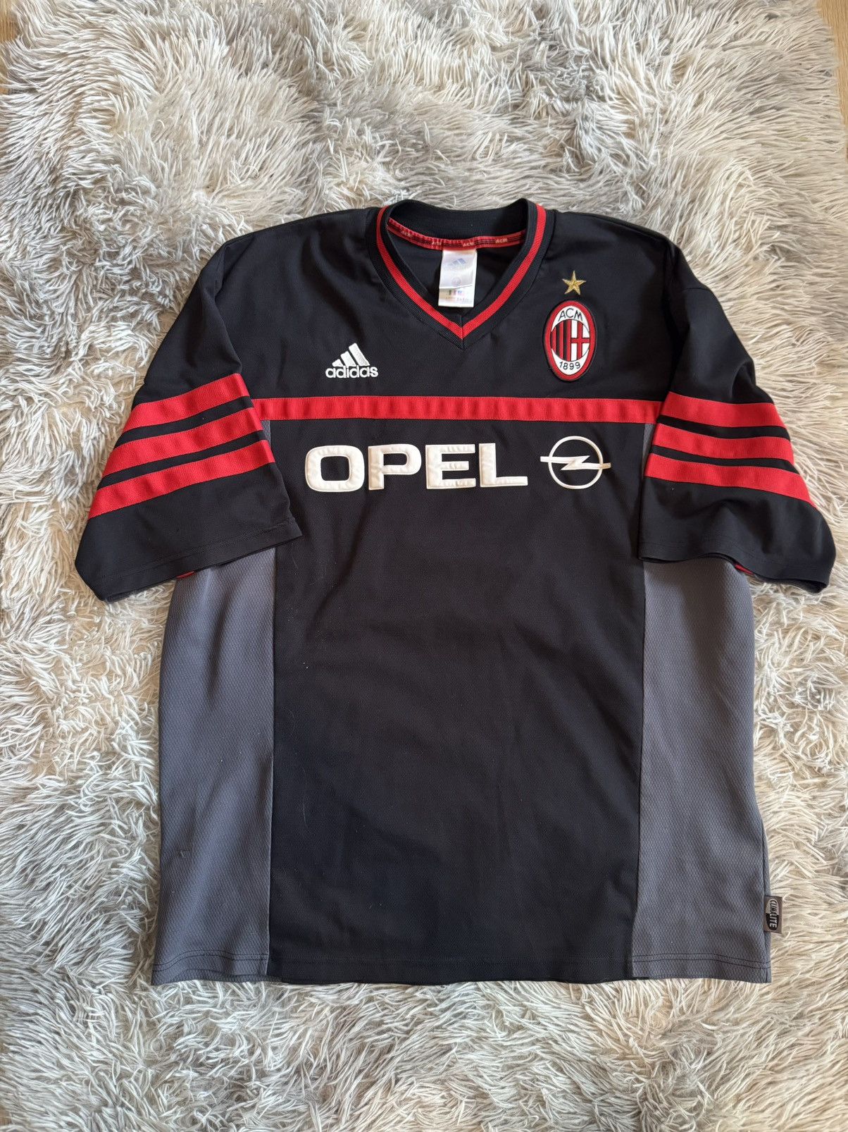 Adidas Adidas AC Milan 99/00 Pre-Match Shirt – Size L – Vintage Size US L / EU 52-54 / 3 - 3 Thumbnail