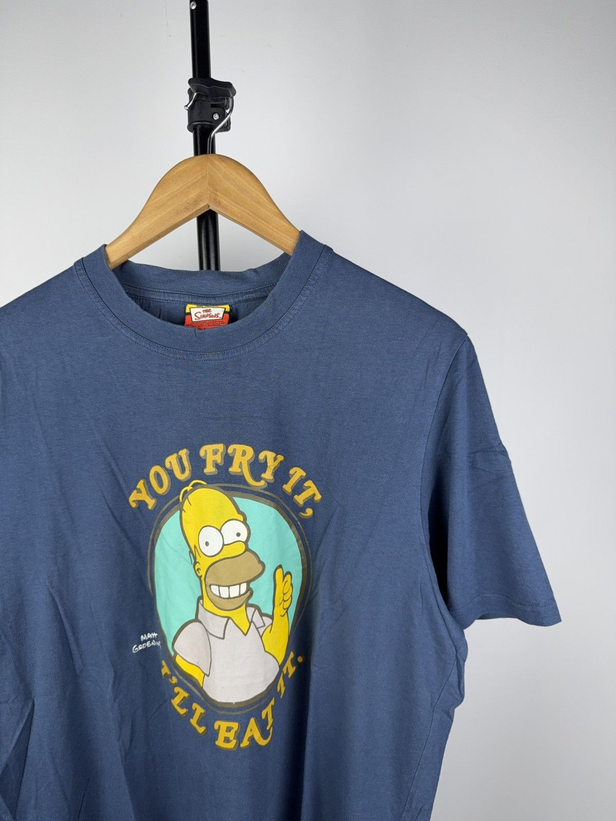 The Simpsons Vintage 2010 Simpsons Homer “You Fry It, I’ll Eat It” Tee Size US L / EU 52-54 / 3 - 2 Thumbnail