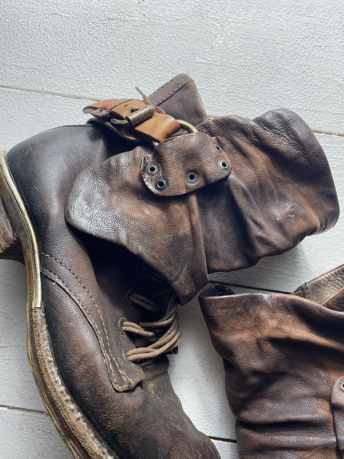 Japanese Brand × Vintage 🔥Avant Garde AS98 Airstep Womens Brown Boots Vintage Rare Size US 7 / IT 37 - 3 Thumbnail