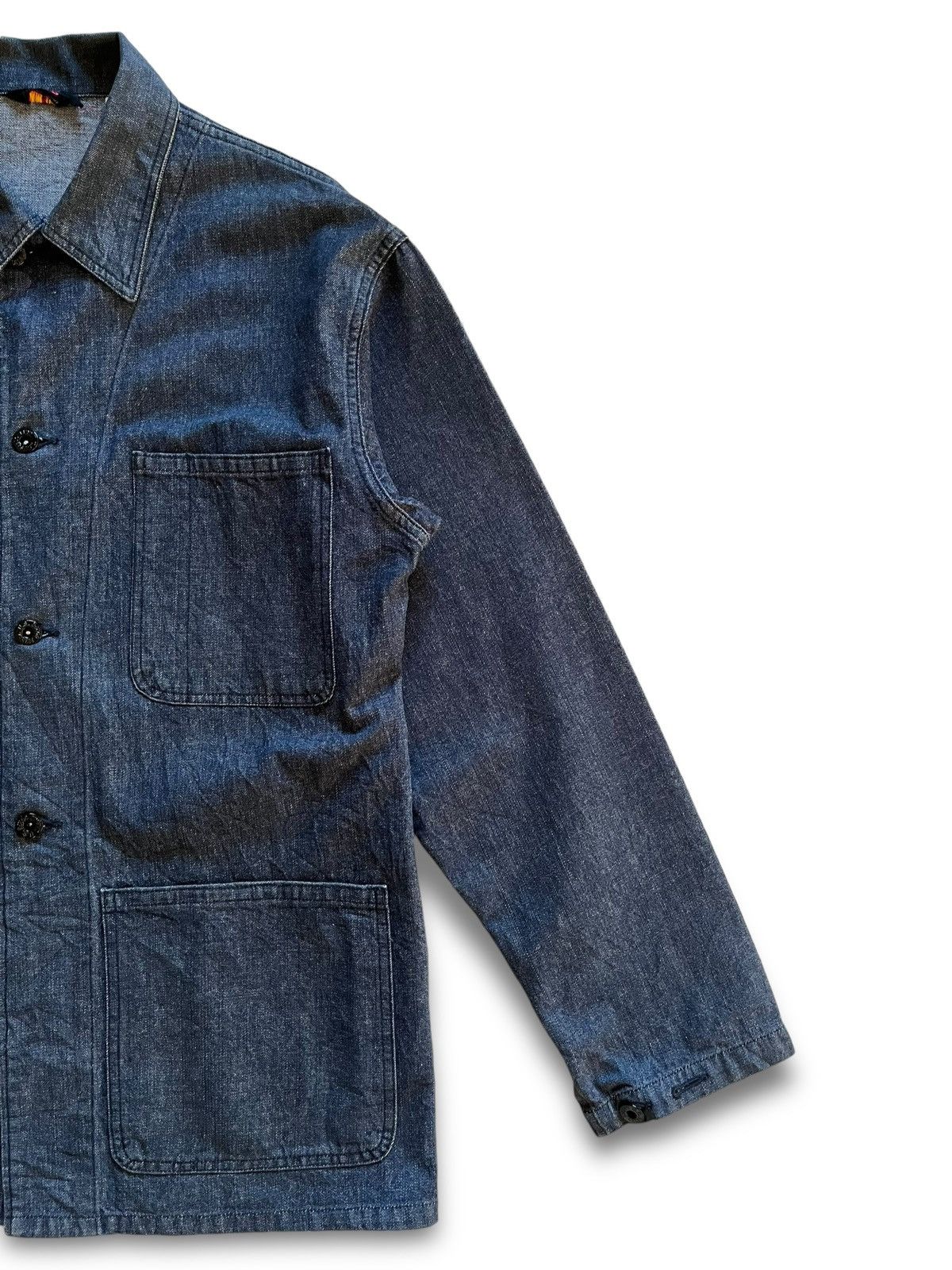 Avirex Vintage Avirex Usa Sanforized Chore Style Light Denim Jacket Size US M / EU 48-50 / 2 - 6 Thumbnail