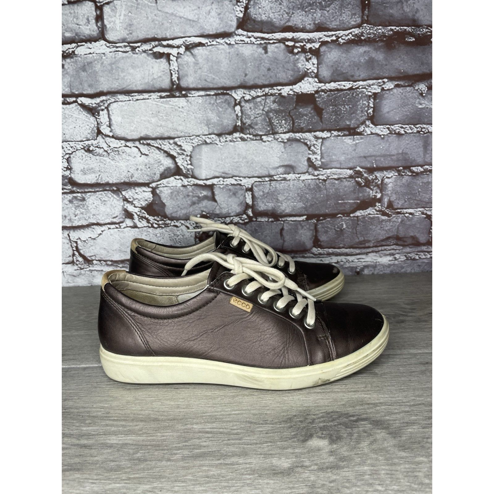Ecco Ecco Soft 7 Purple Bronze Casual Lace Up Sneakers Shoes Wome Size US 6.5 / IT 36.5 - 1 Thumbnail