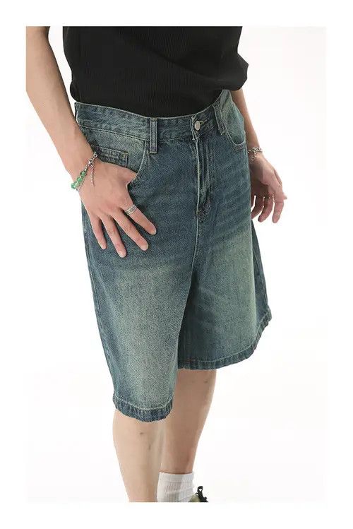 Other Loose wide-leg vintage mid-high waist denim shorts Size US 32 / EU 48 - 5 Thumbnail