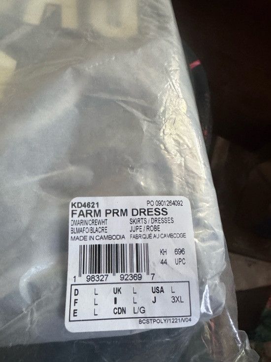 Adidas Adidas X Farm Rio Premium Dress blue and white L Size L / US 10 / IT 46 - 6 Thumbnail