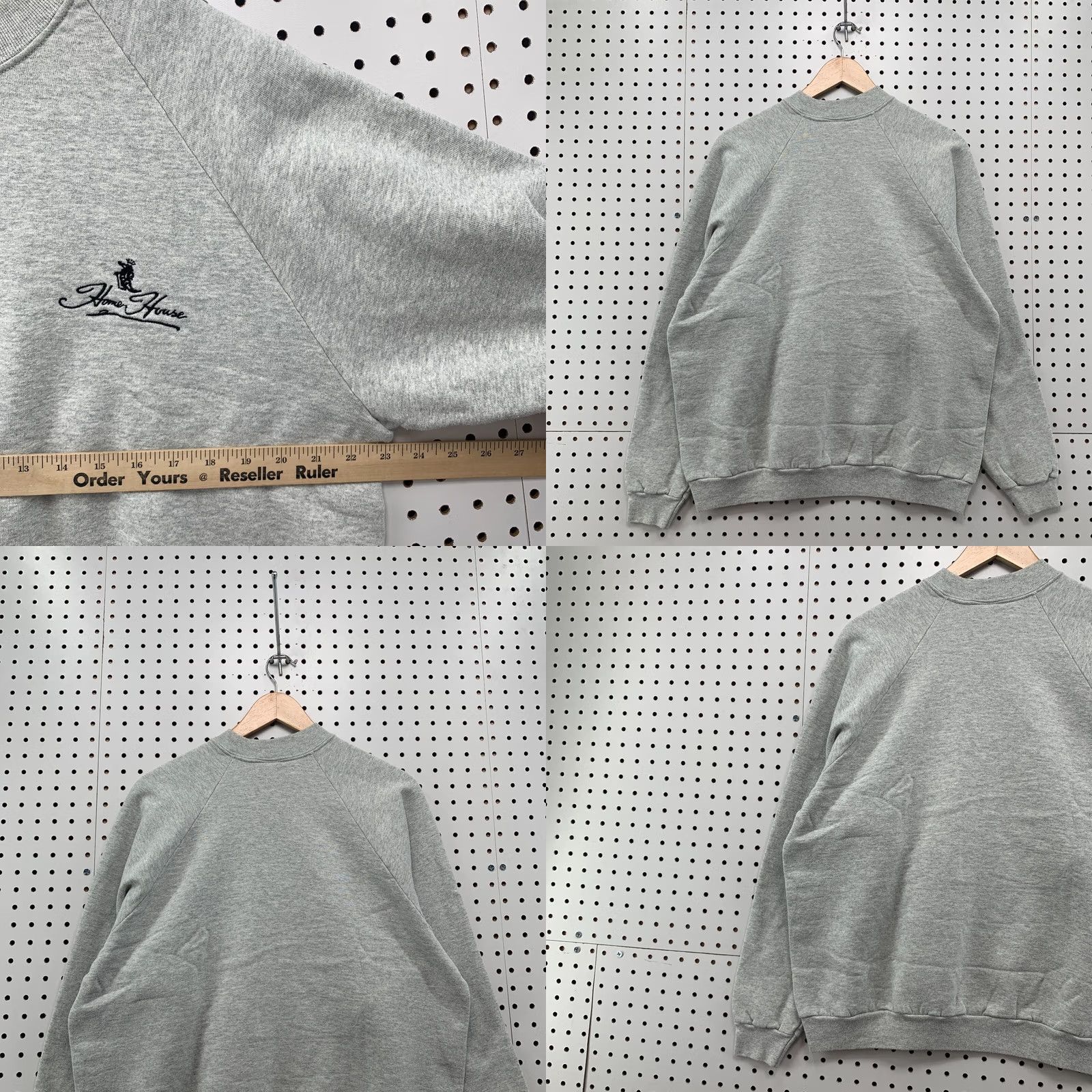 Vintage VINTAGE Homer House Sweatshirt Mens XL Crewneck Long Sleeve Pullover Gray 90s Screen Stars Fleece Size US XL / EU 56 / 4 - 9 Thumbnail